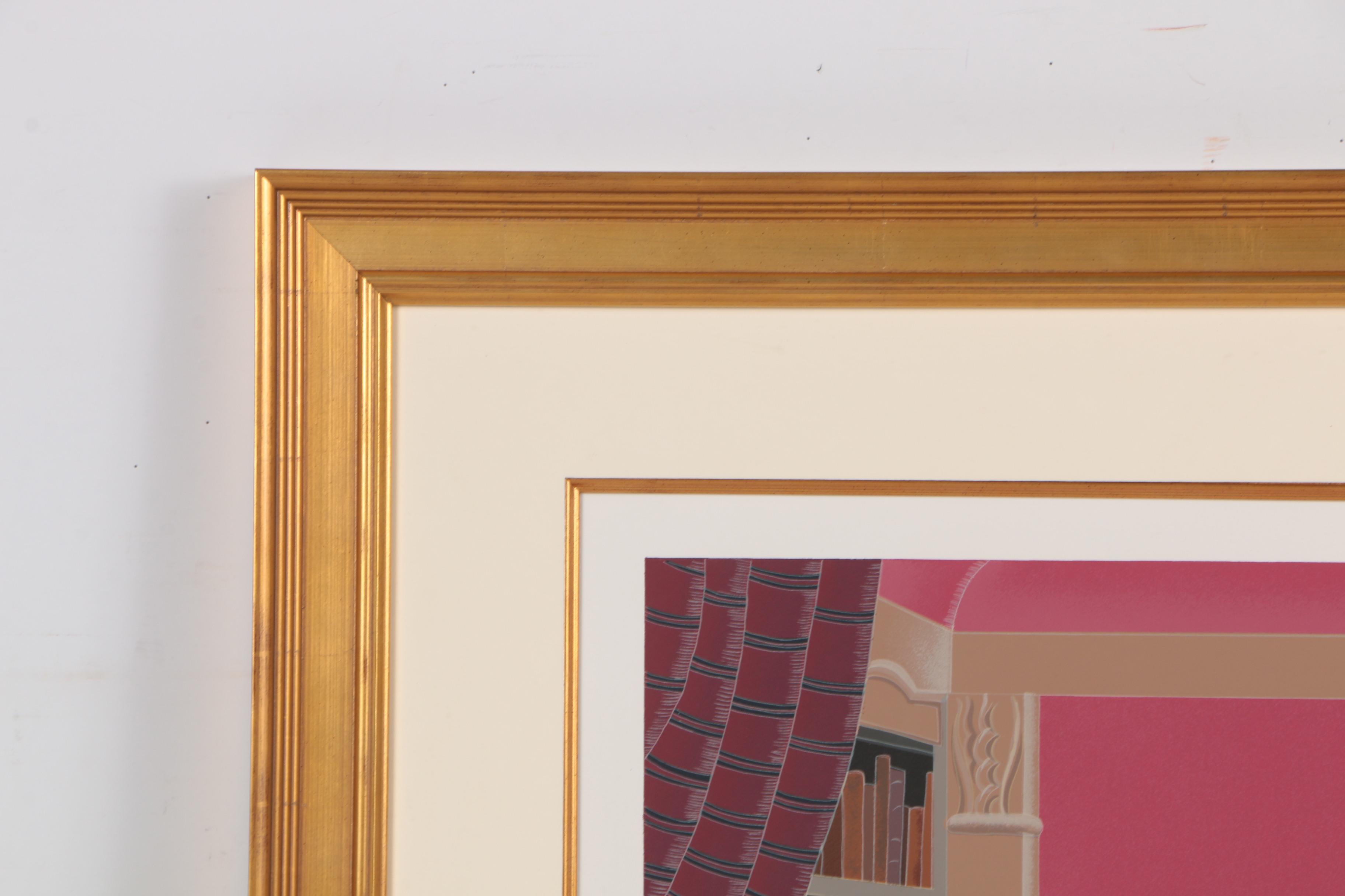 Thomas McKnight Limited Edition Serigraph of Living Room