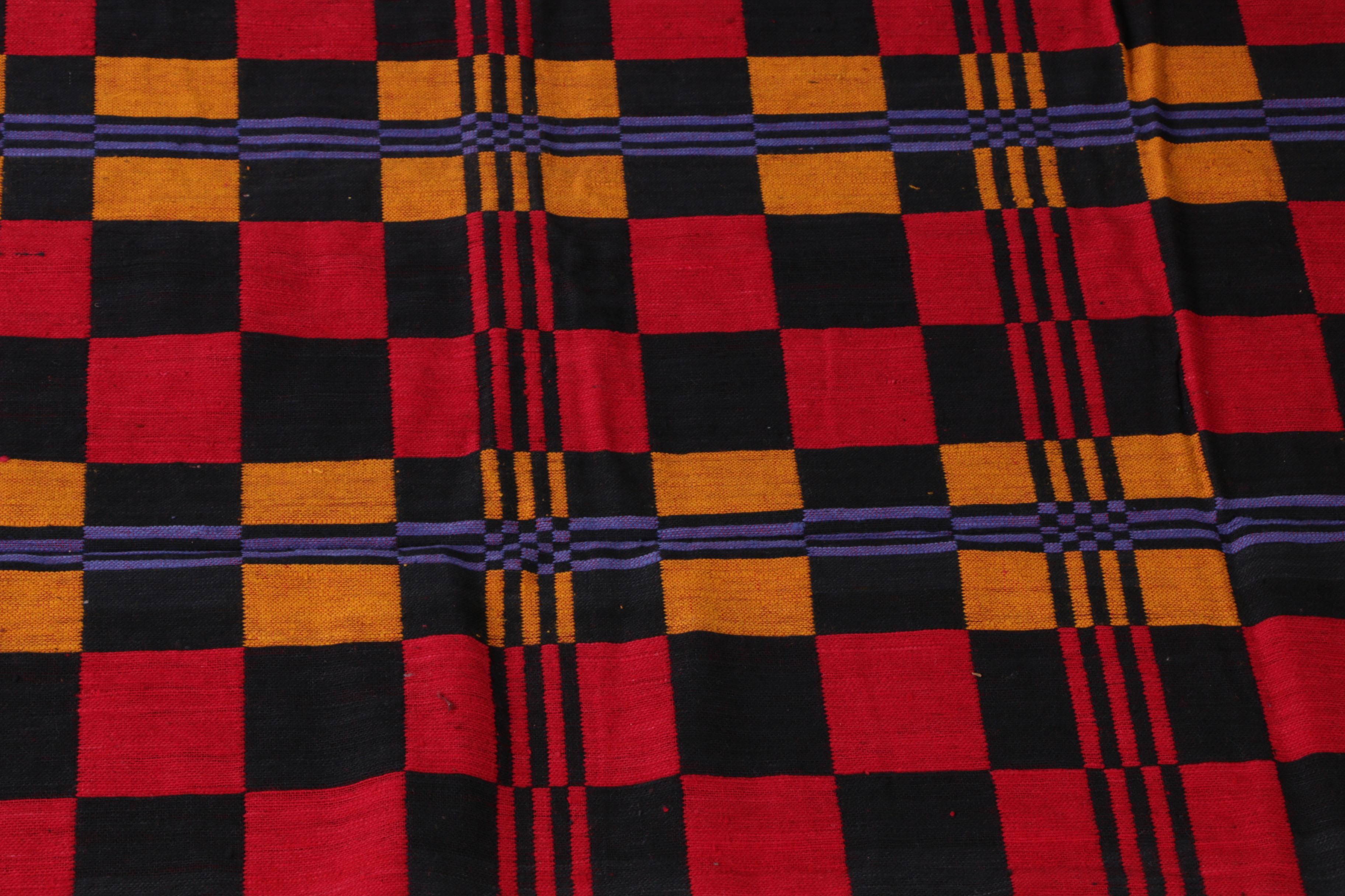Vintage Burmese Woven Wool Throw Blankets