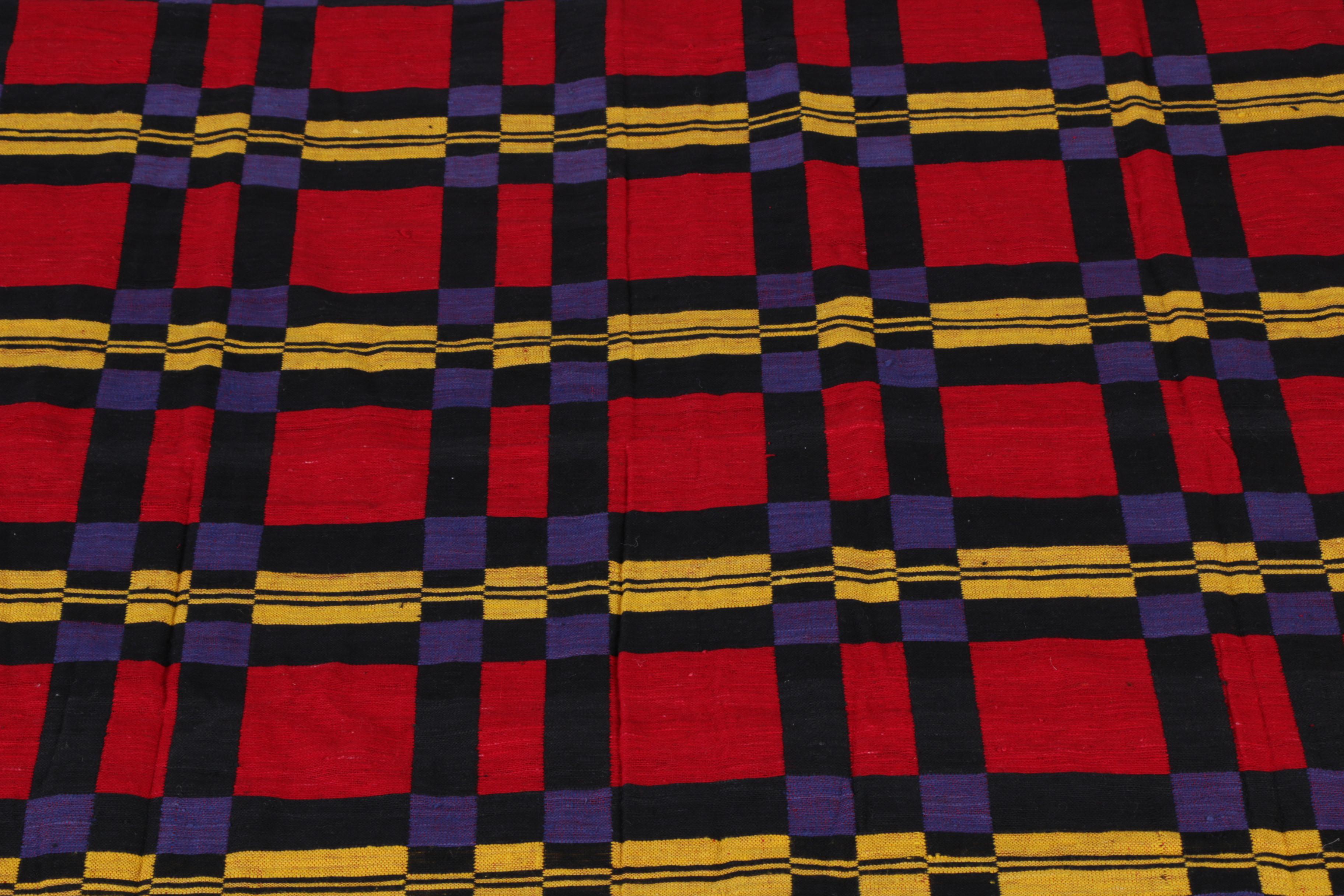 Vintage Burmese Woven Wool Throw Blankets