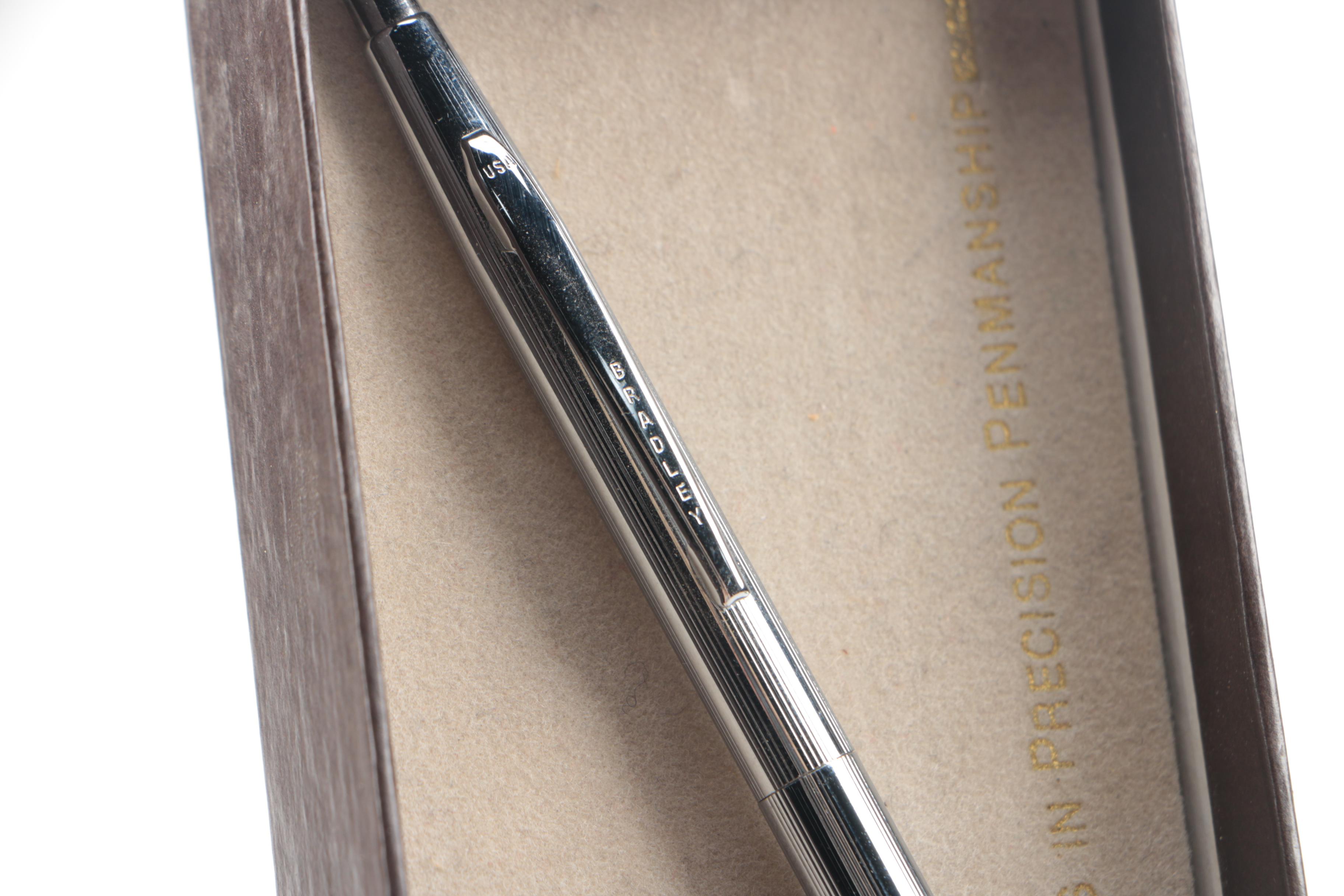 Parker Fountain and Ballpoint Pen Set with Other Office Pens