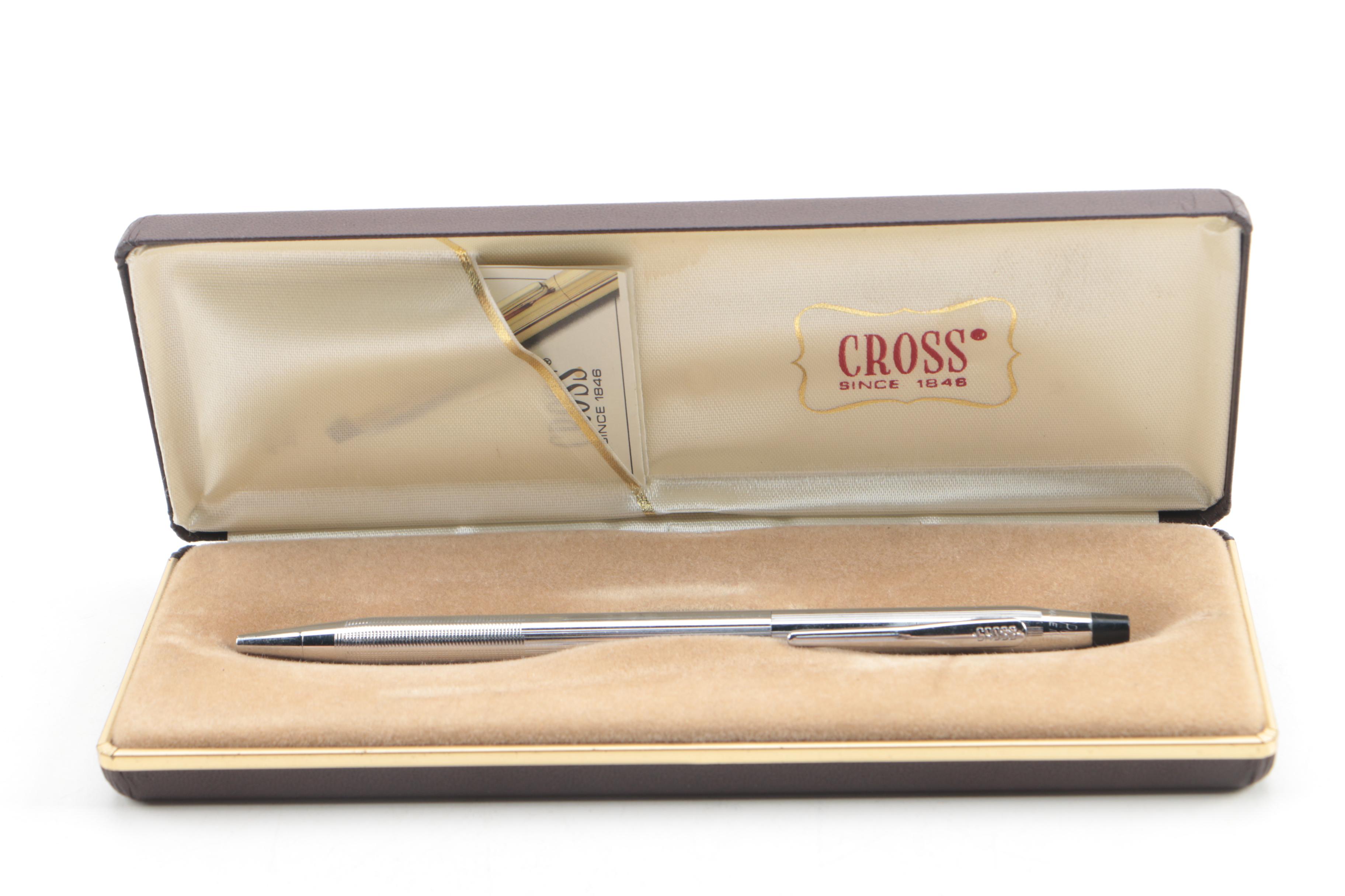 Parker Fountain and Ballpoint Pen Set with Other Office Pens