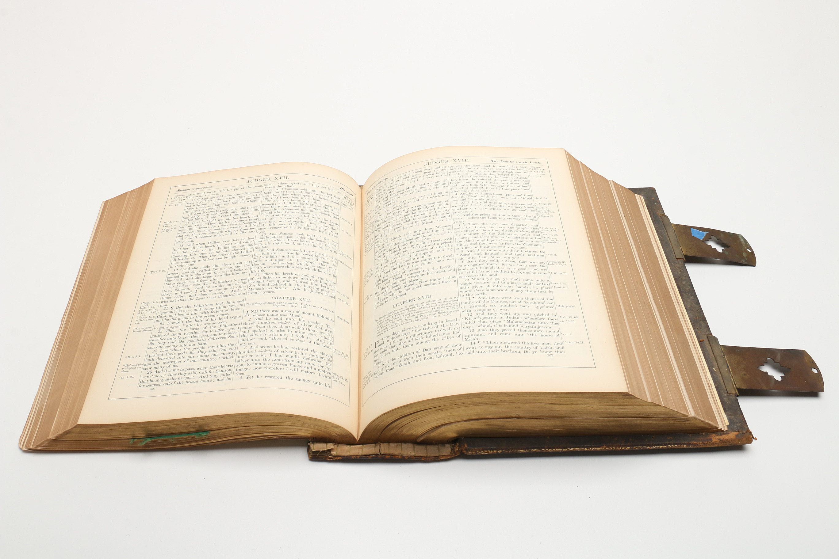 Antique Leather "Holy Bible" with Illustrations