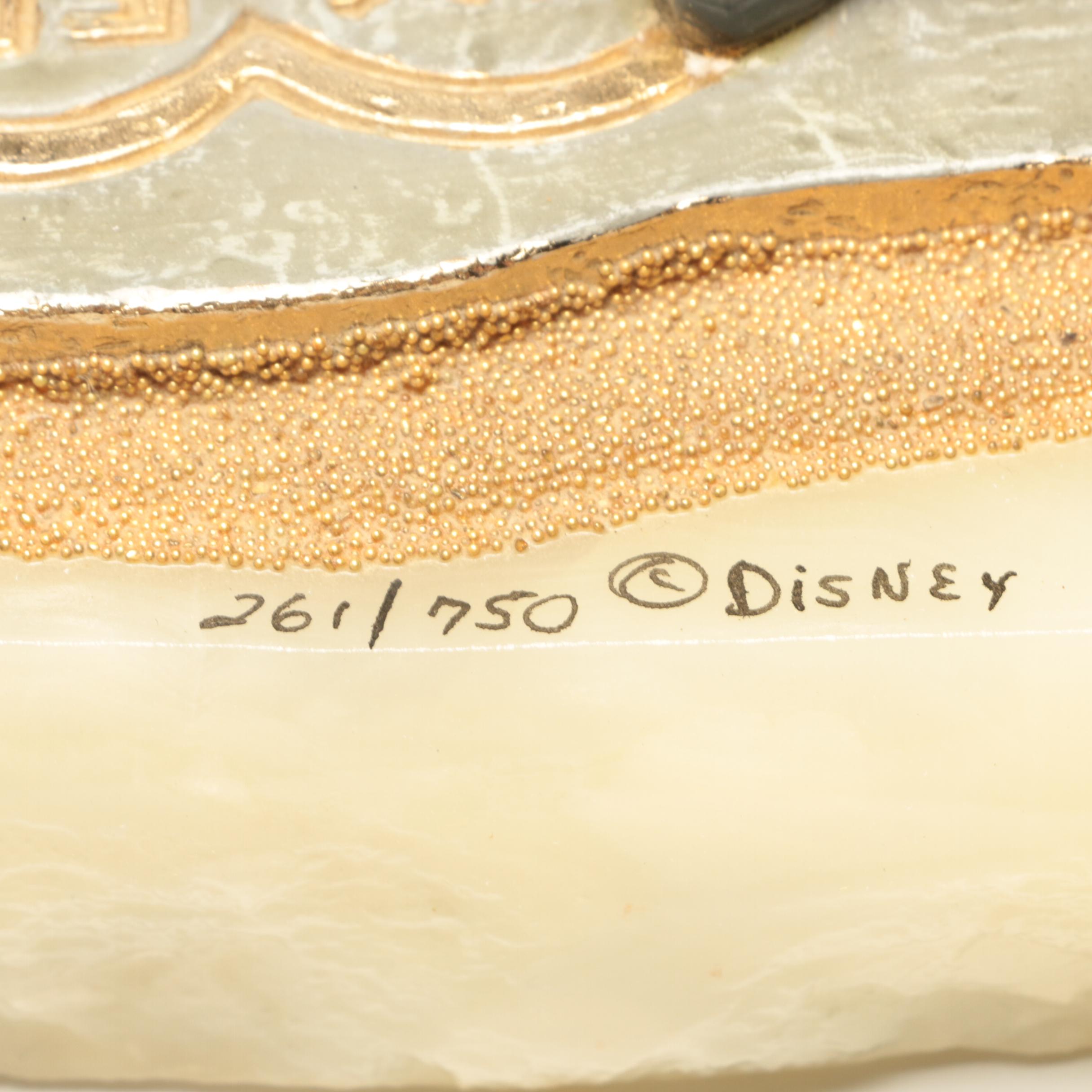 Disney Lady & the Tramp Statue Signed by Artist Ron Lee