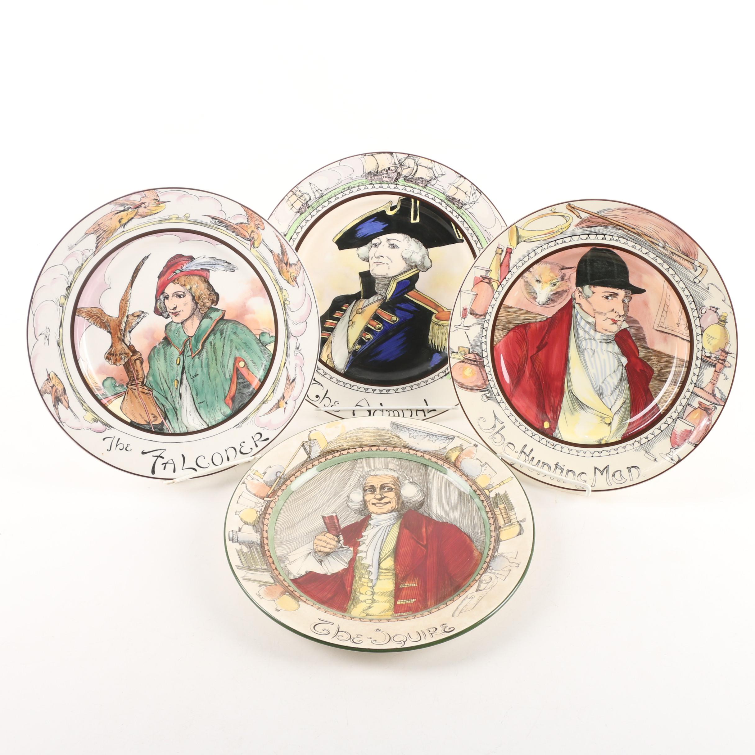 Vintage Royal Doulton "The Professionals" Cabinet Plates