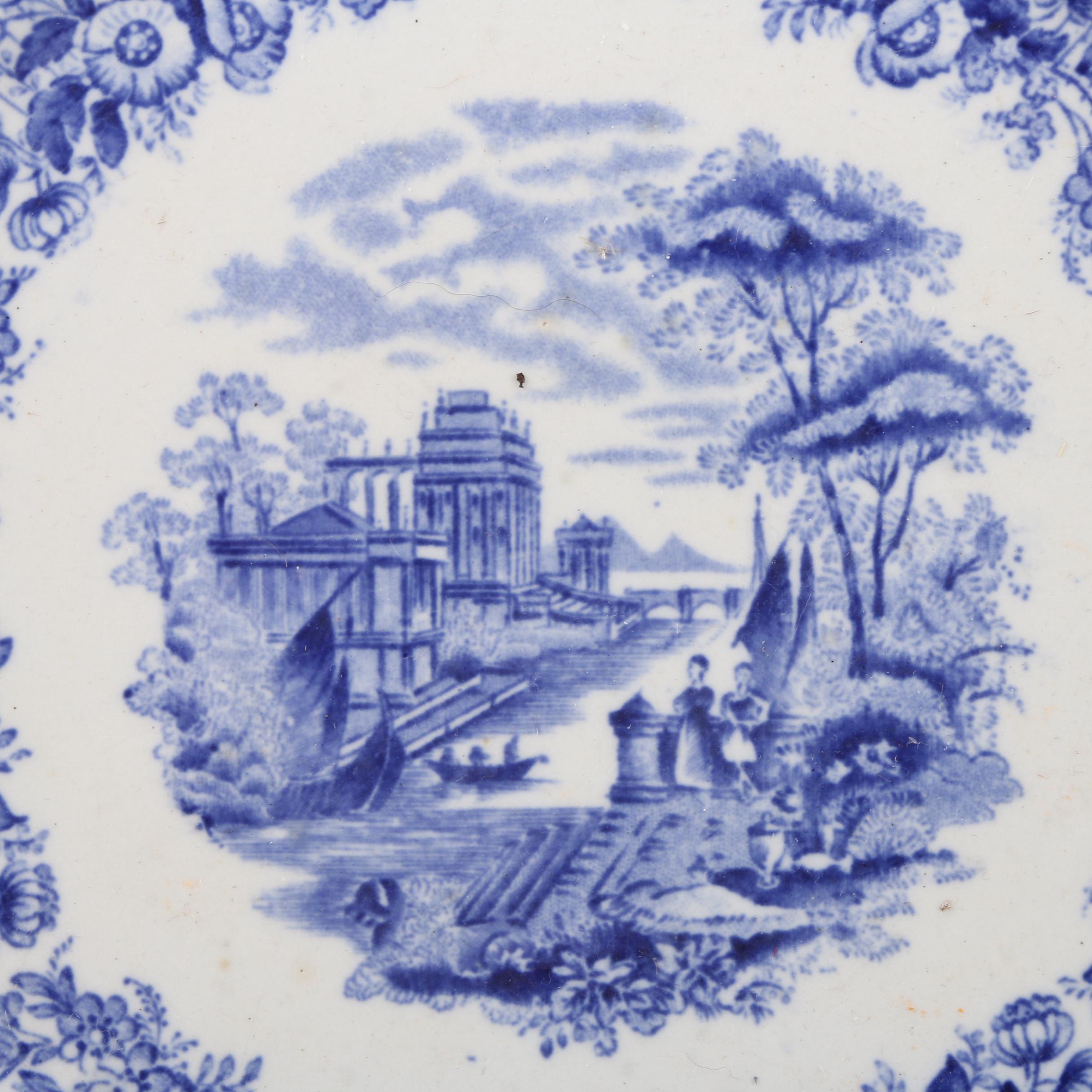 Antique Ridgways "Grecian" Transfer Printed Earthenware Plate