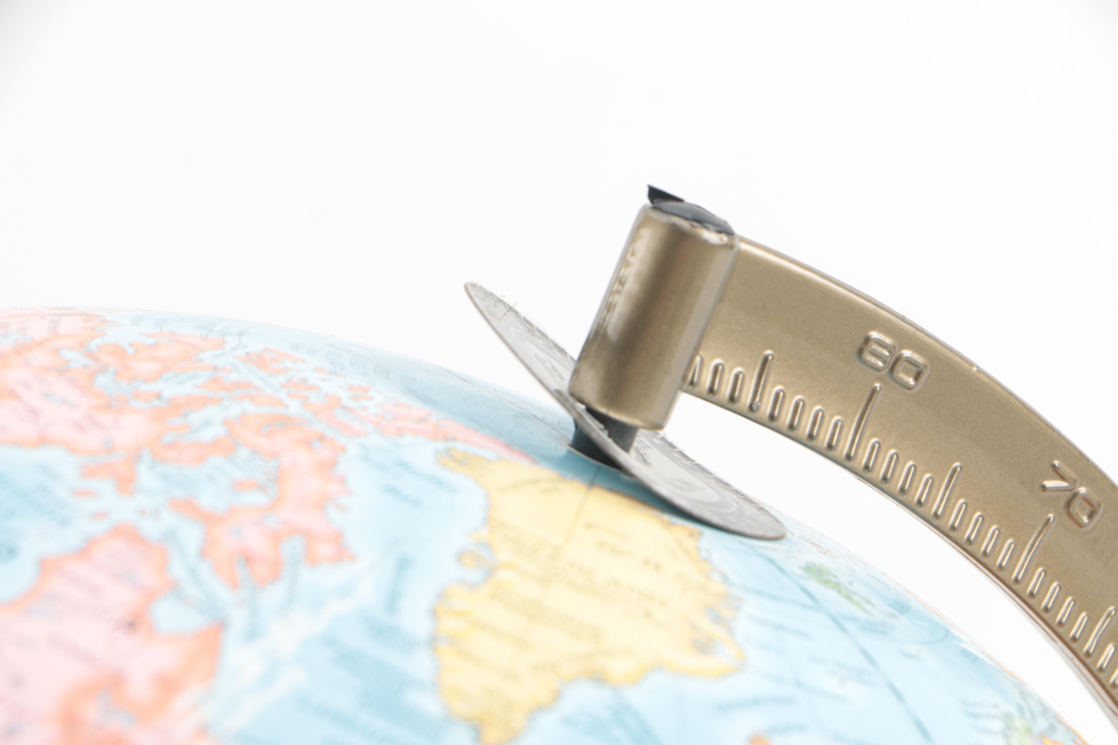 Vintage Desktop Globes by Reploge and the George F. Cram Company