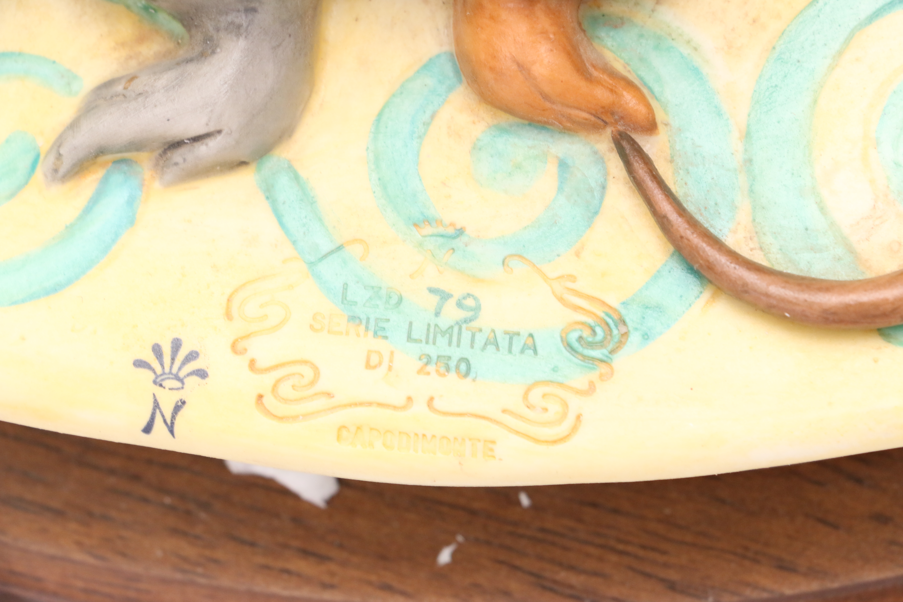 Lady & the Tramp Capodimonte Laurenz Disney Sculpture