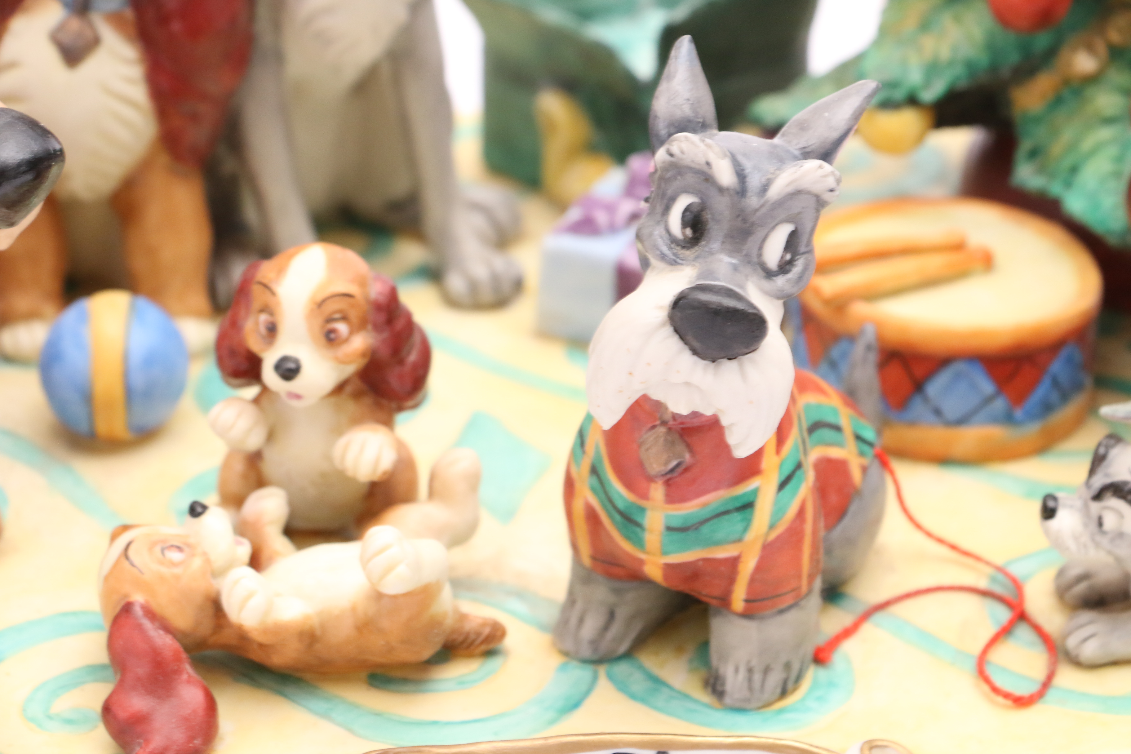 Lady & the Tramp Capodimonte Laurenz Disney Sculpture