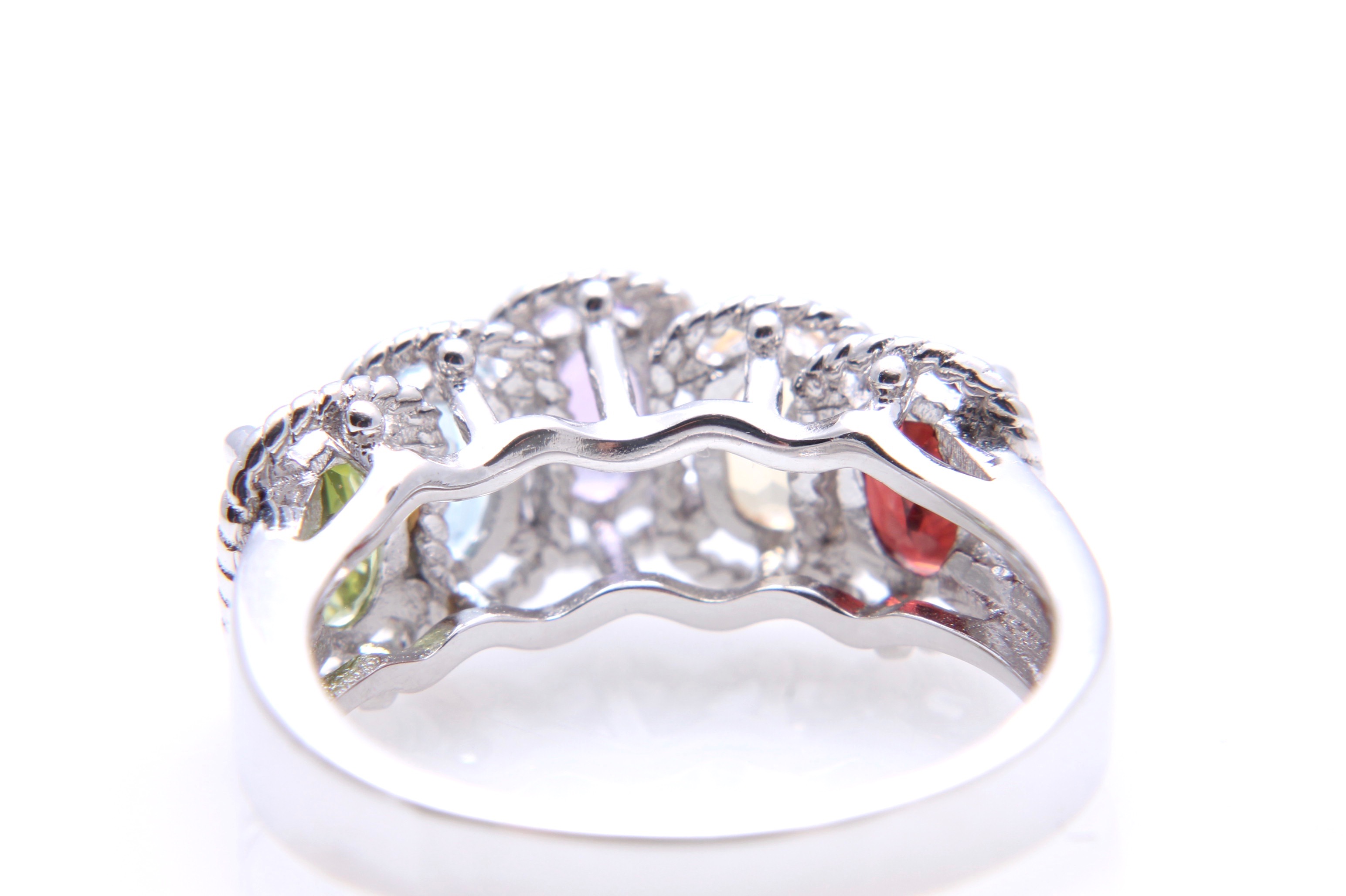 Sterling Silver Gemstone Ring