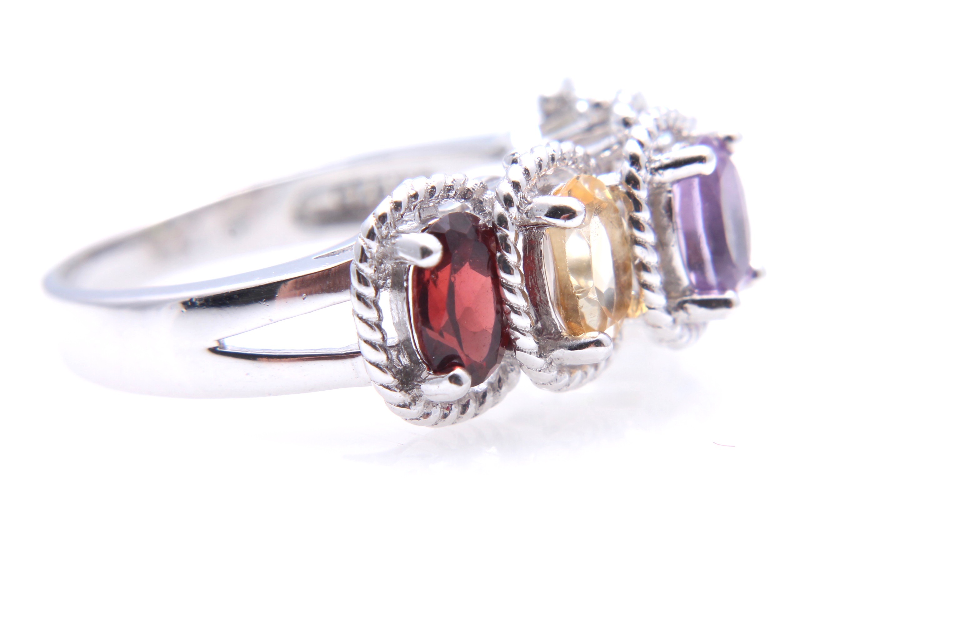 Sterling Silver Gemstone Ring