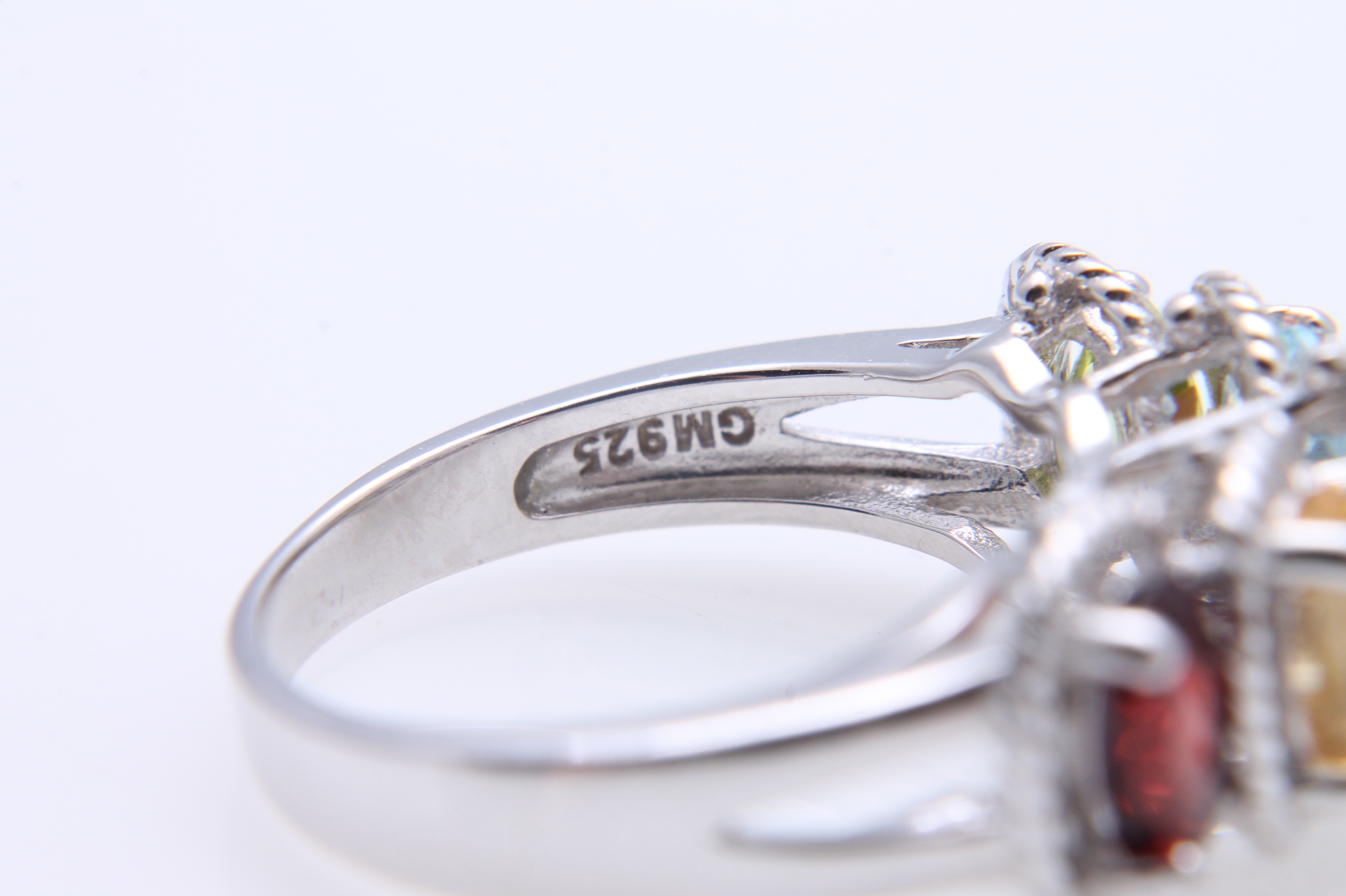 Sterling Silver Gemstone Ring