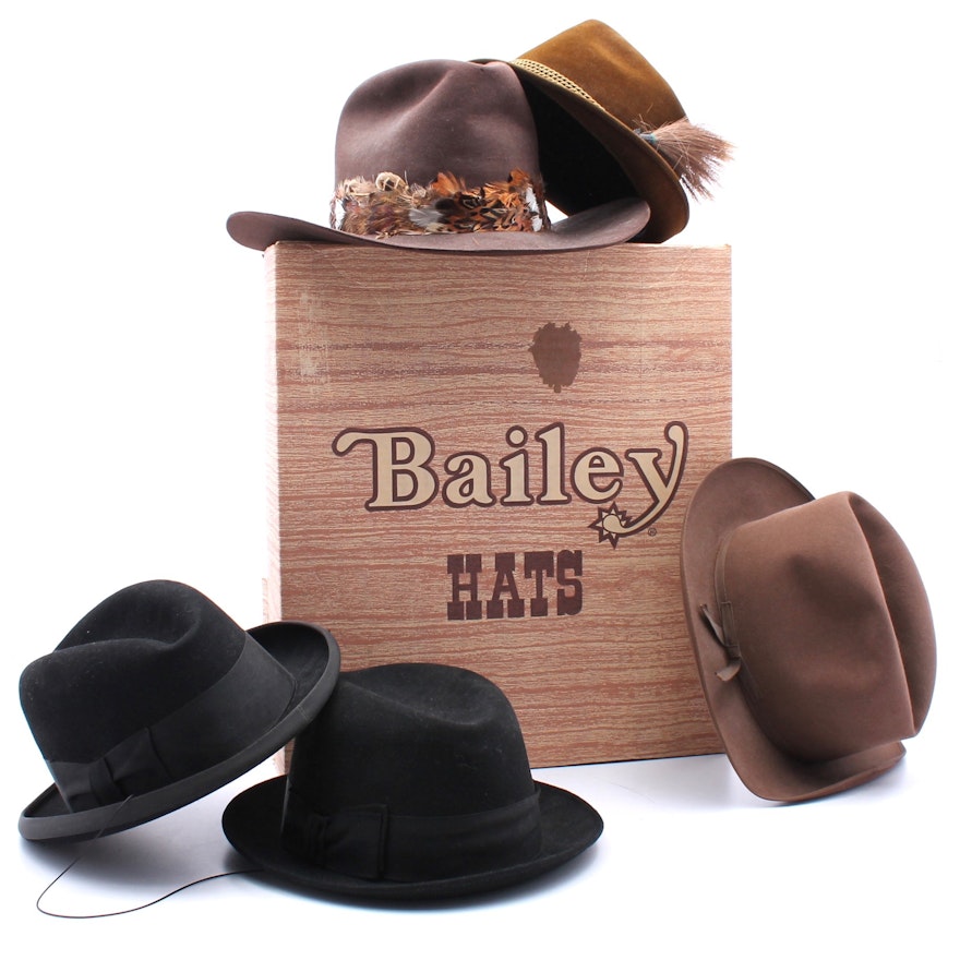 Men's Hats Featuring Stetson, Bee and Dobbs New York