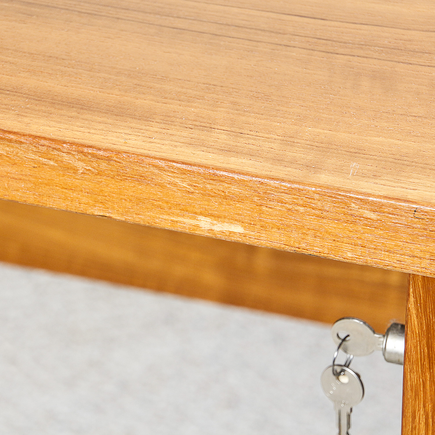 Danish Modern Teak Desk by Denka