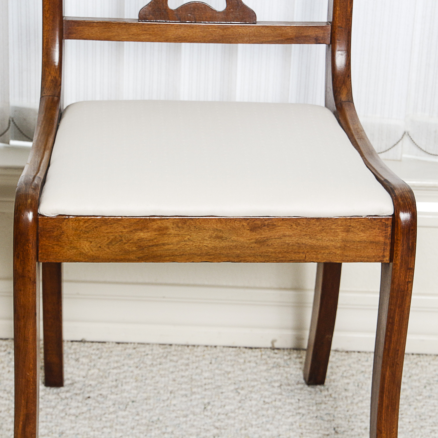 Federal Style Dining Table with Six Chairs