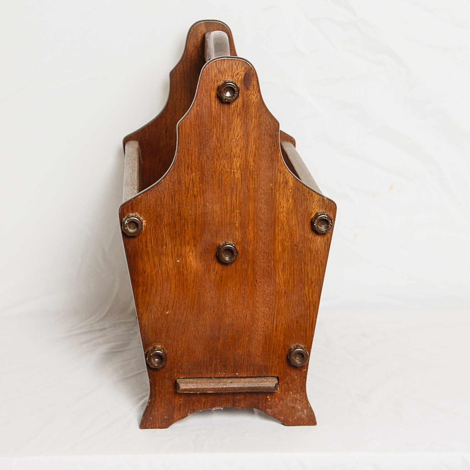 Vintage Wooden Magazine Rack