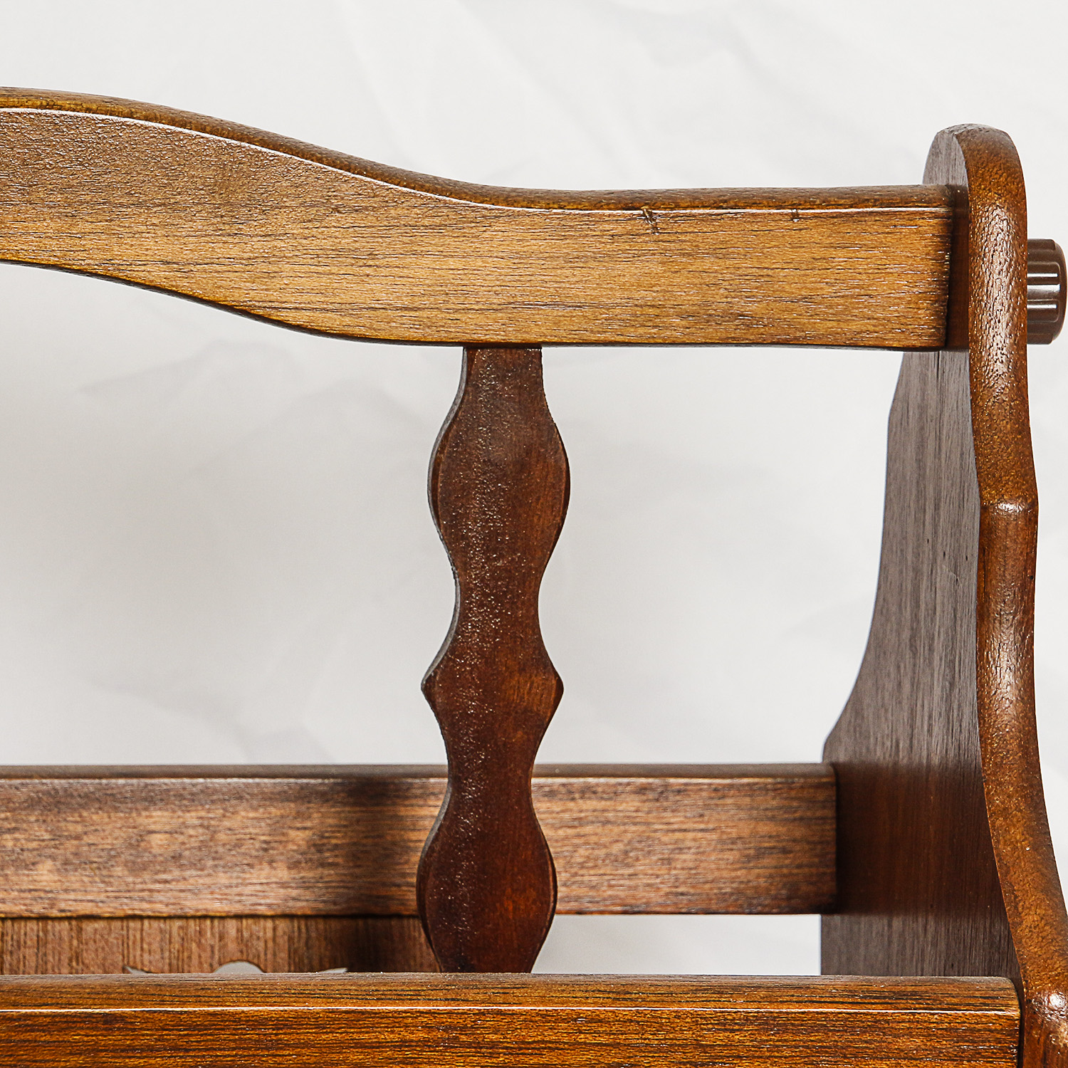 Vintage Wooden Magazine Rack