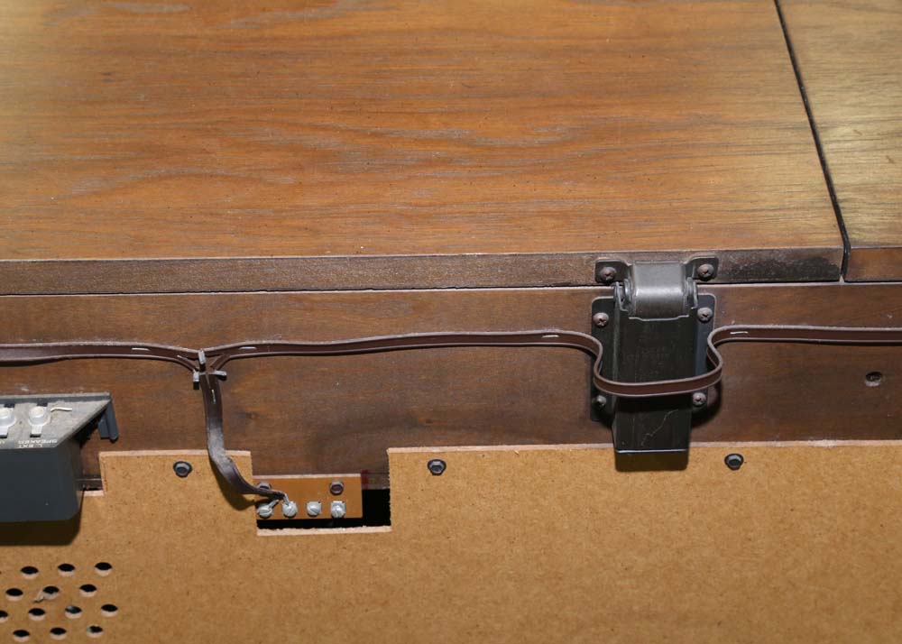 Vintage William Tell Woodcrafters for General Electric Record Cabinet