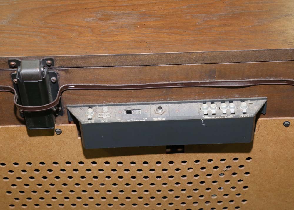 Vintage William Tell Woodcrafters for General Electric Record Cabinet