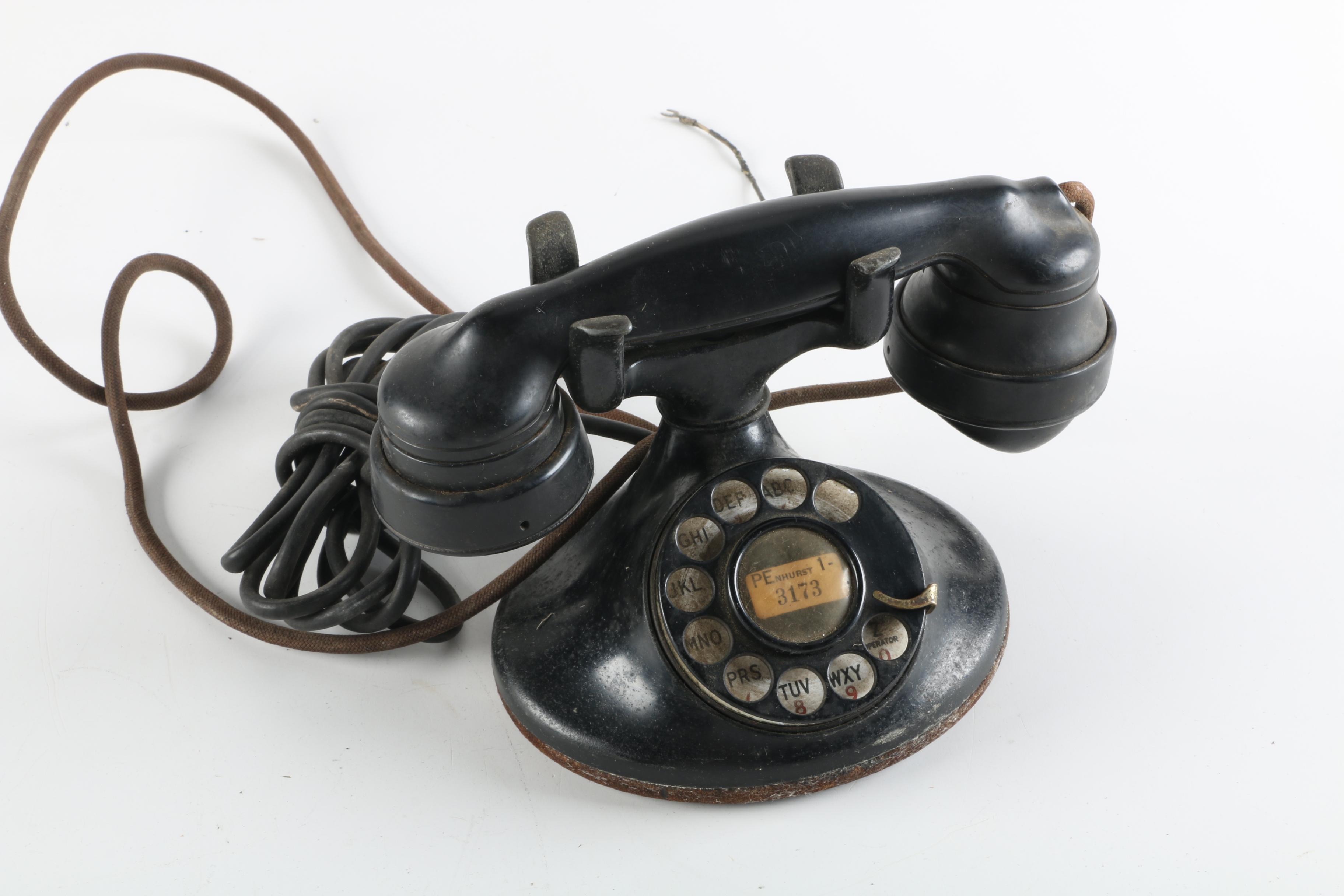 Vintage Telephones Featuring Western Electric, Graybar, and Stromberg-Carlson