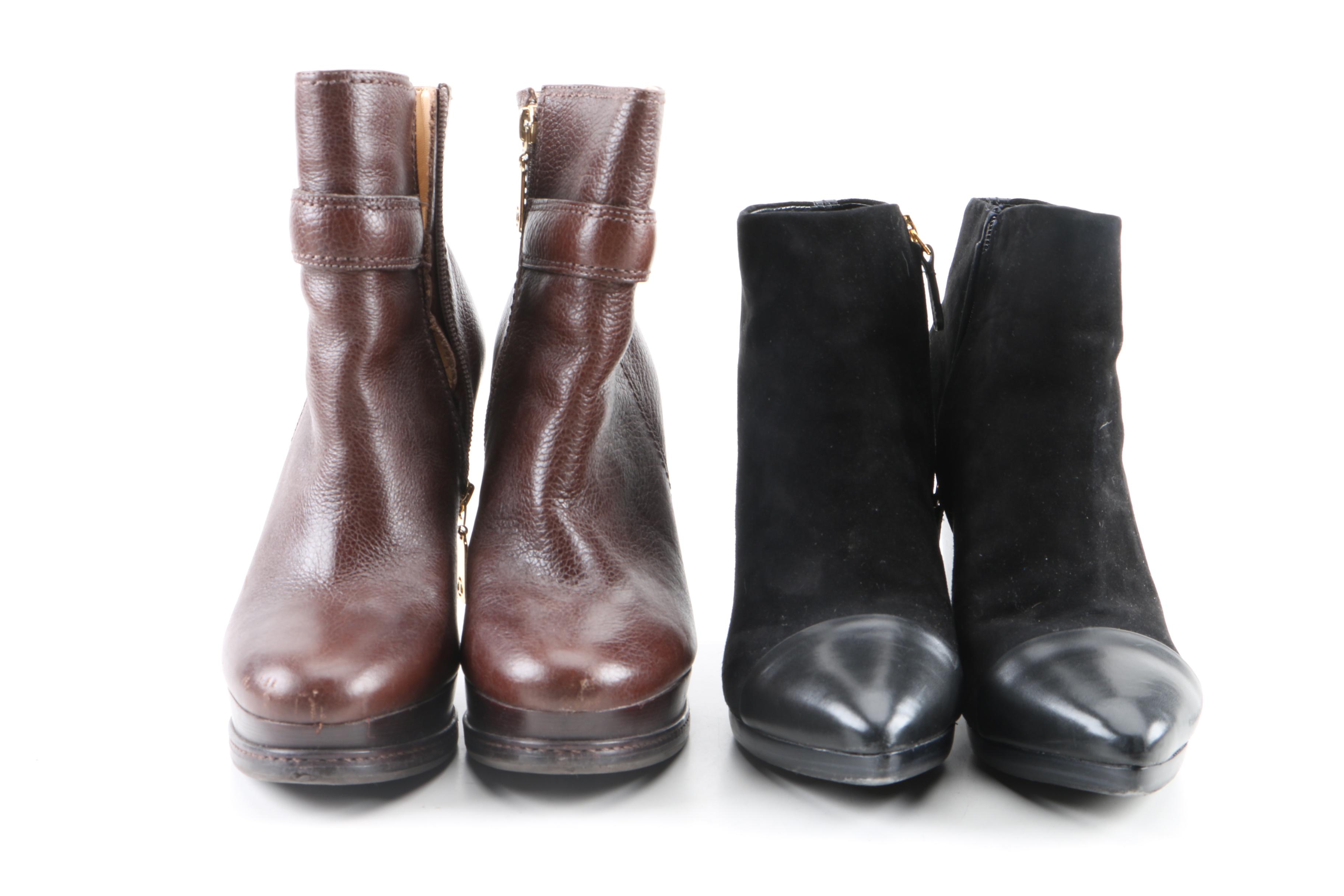 Women's Tory Burch and Talbots Ankle Booties