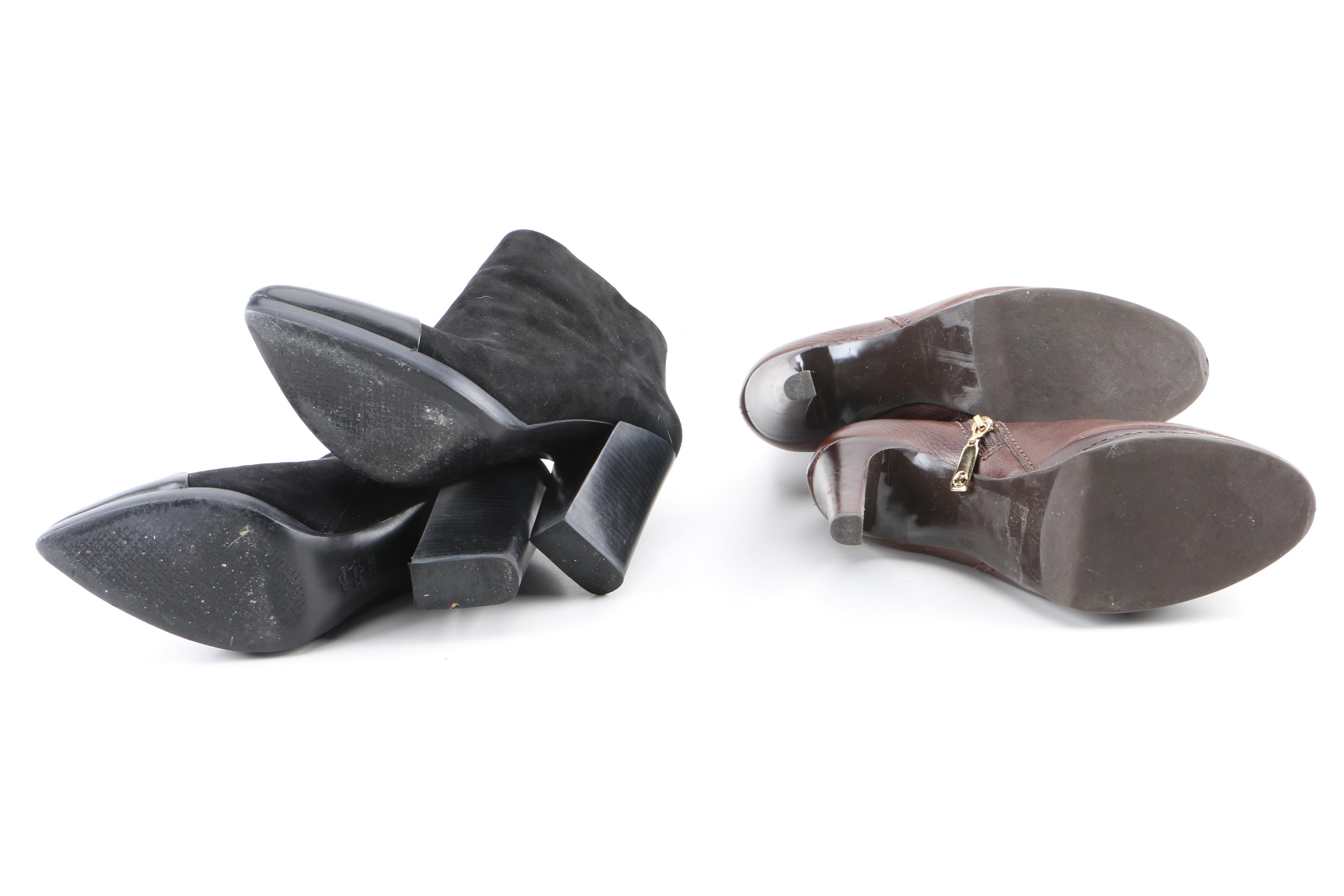 Women's Tory Burch and Talbots Ankle Booties