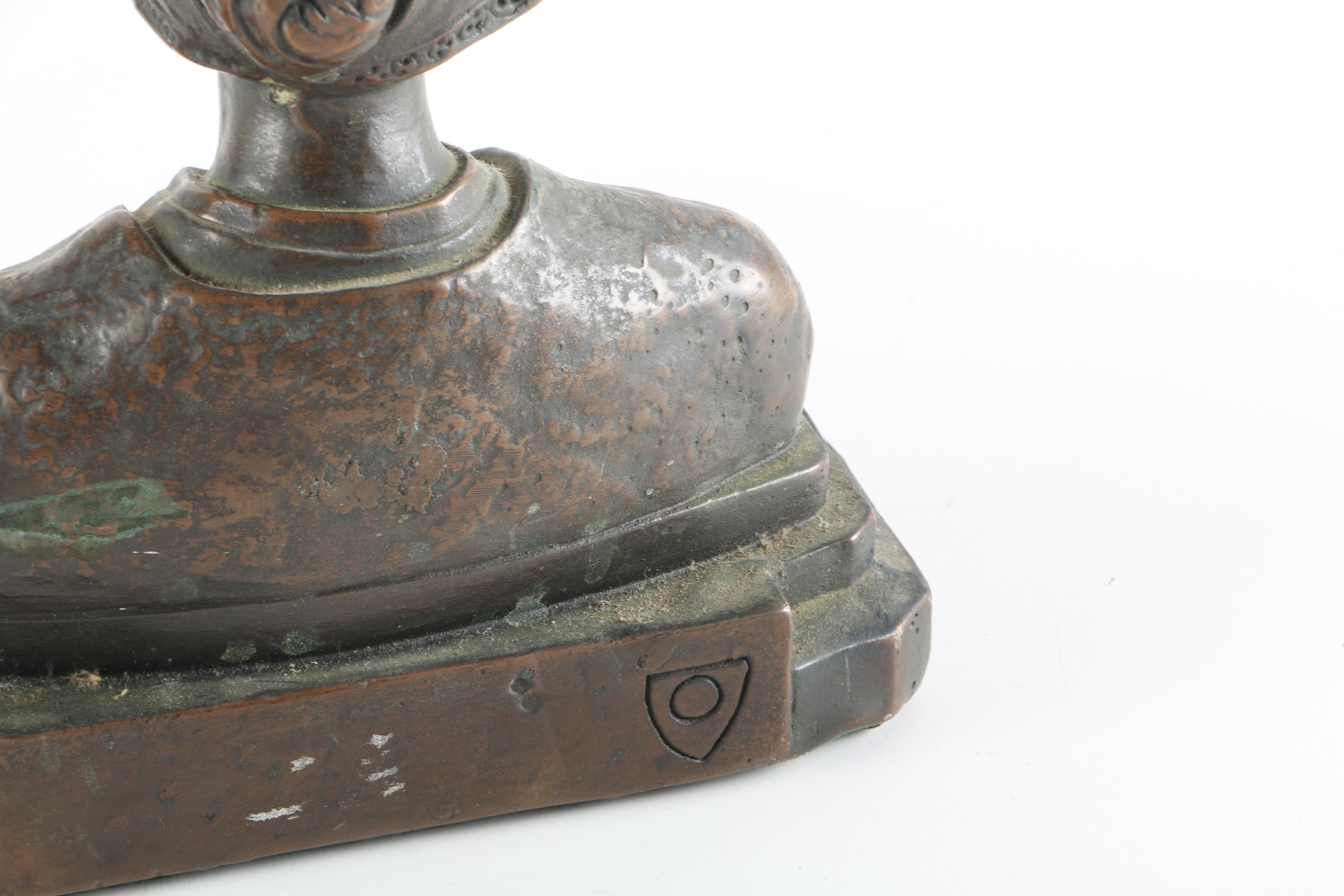 Vintage Fleuron Art Pottery Bust and Chalkware Busts