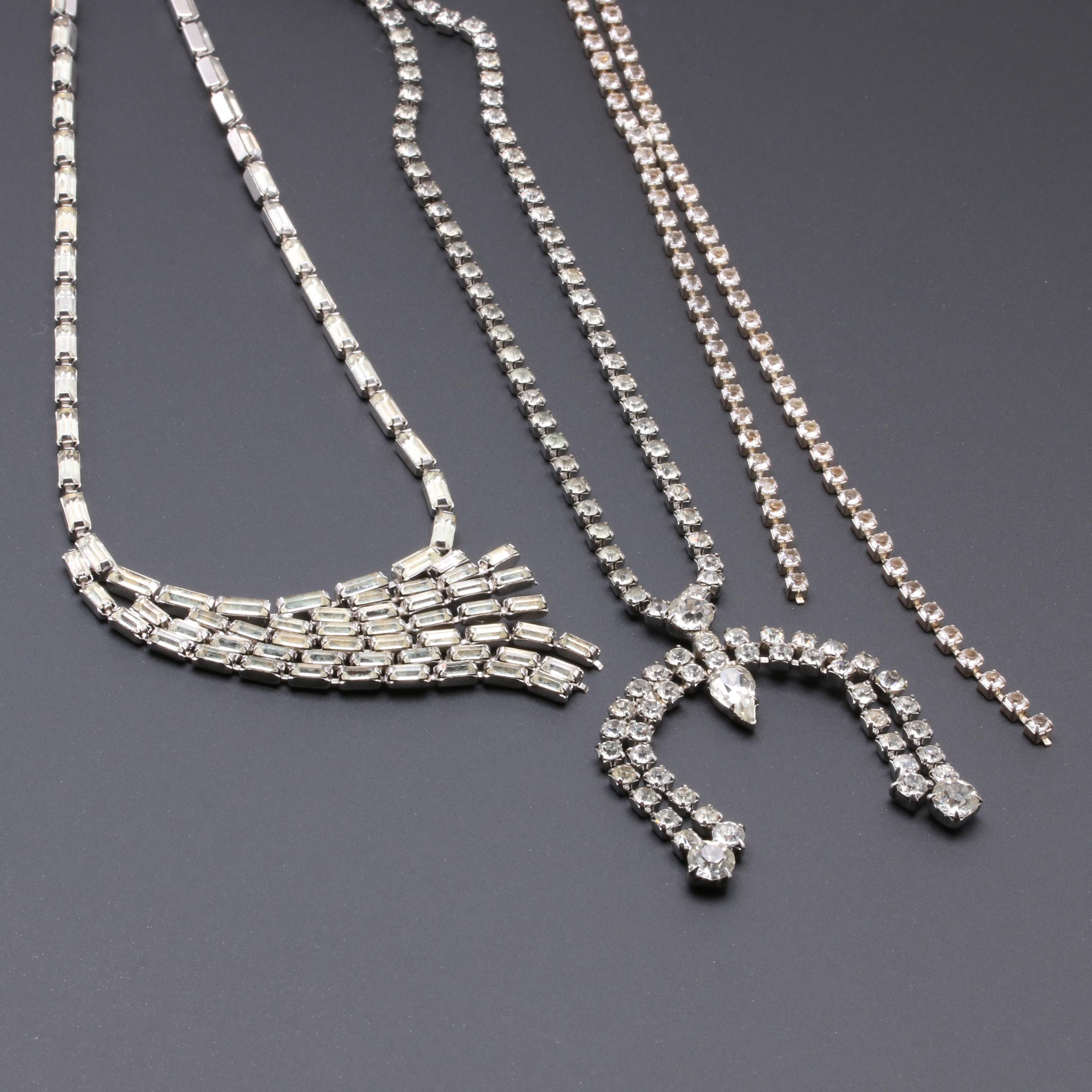 Vintage Foilback Costume Jewelry