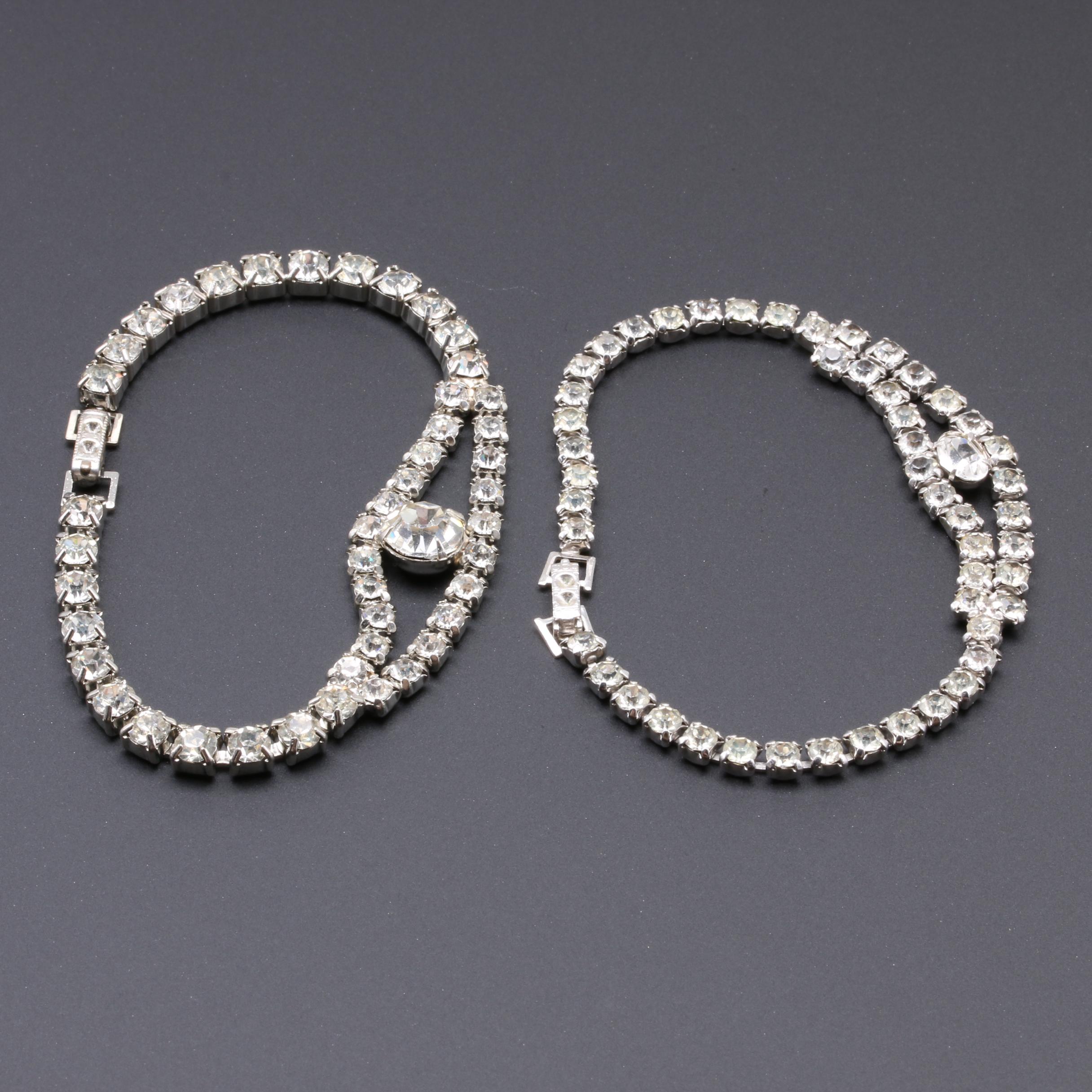 Vintage Foilback Costume Jewelry