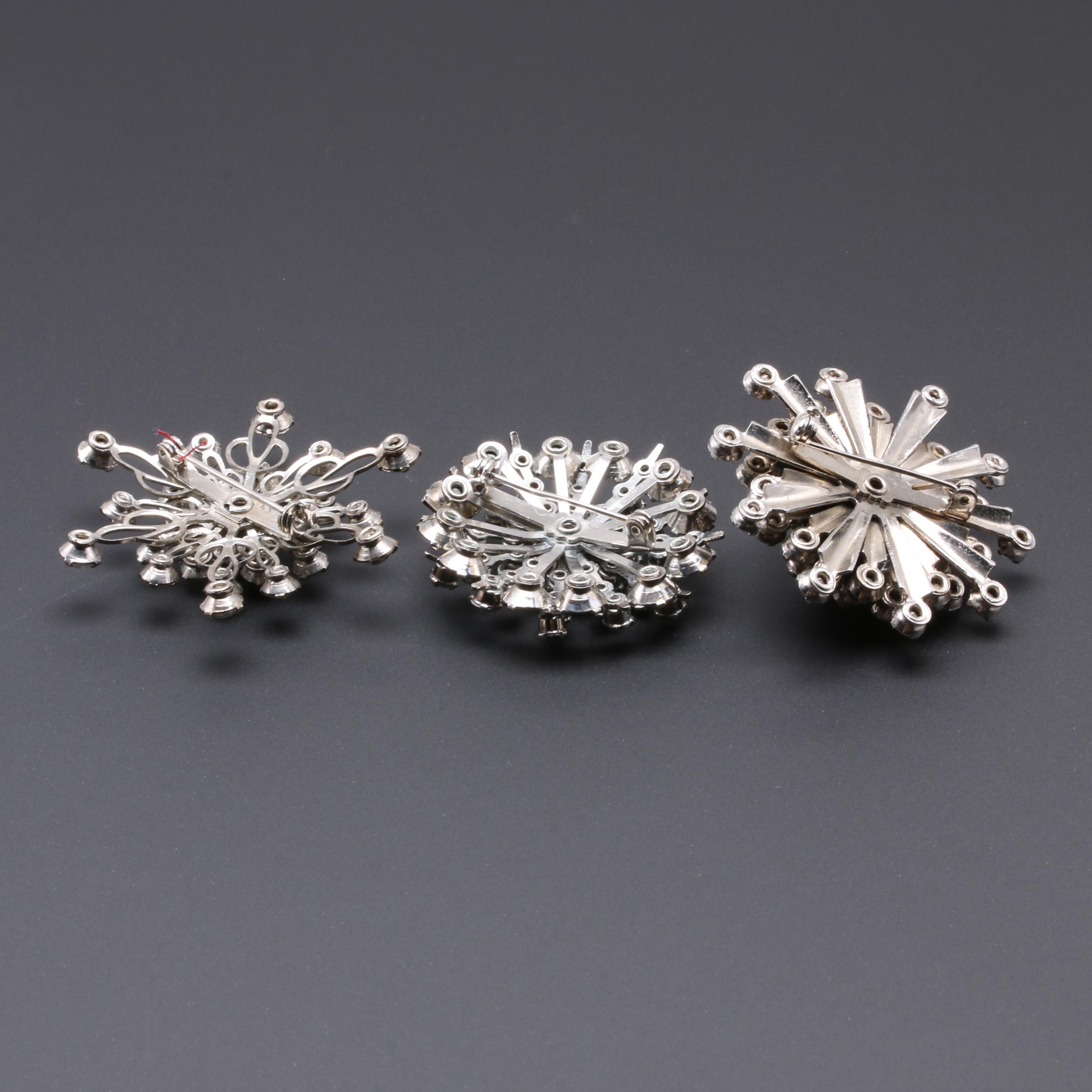 Vintage Foilback Costume Jewelry