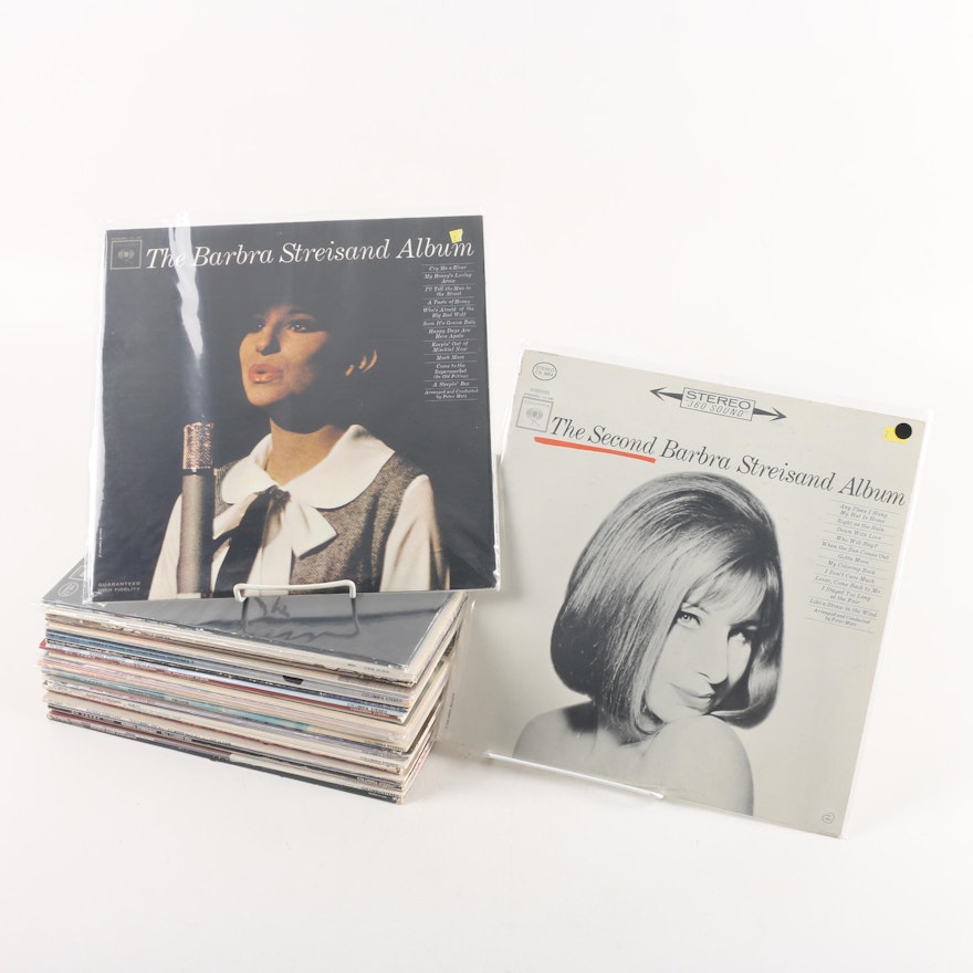 Vintage Barbara Streisand Pop Records