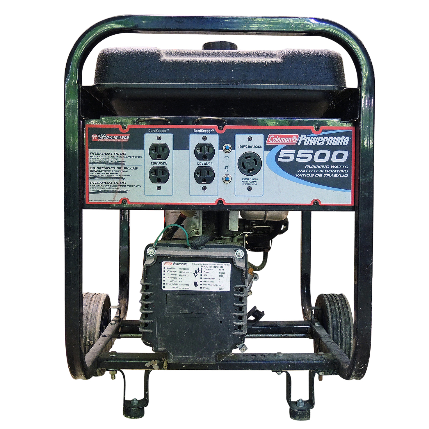 Coleman Powermate 6875 Generator