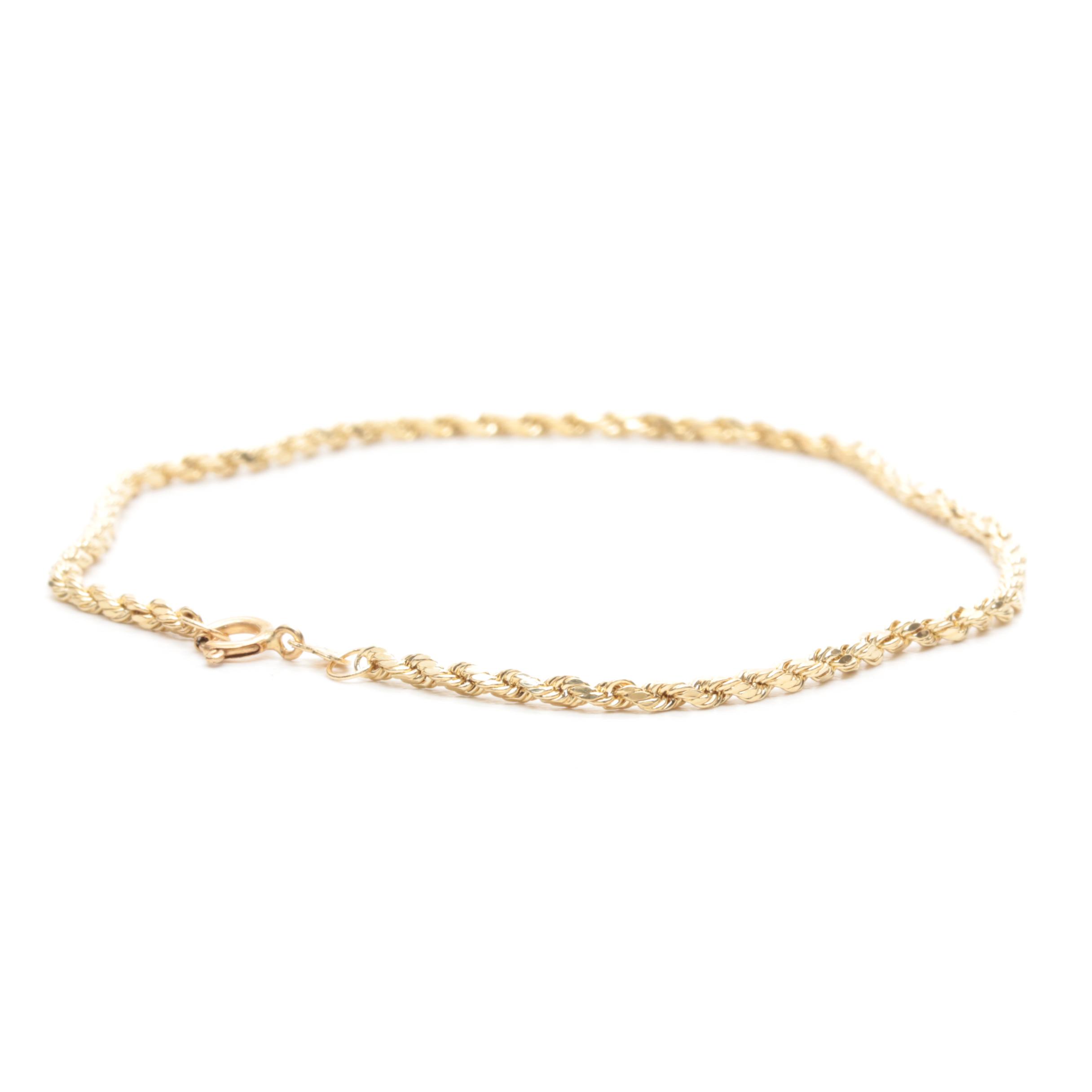 14K Yellow Gold Bracelet Selection