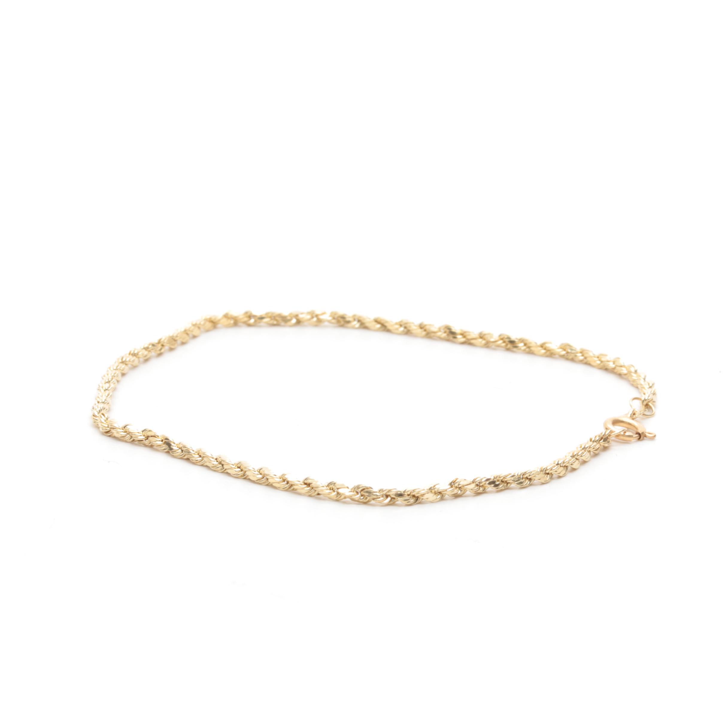14K Yellow Gold Bracelet Selection