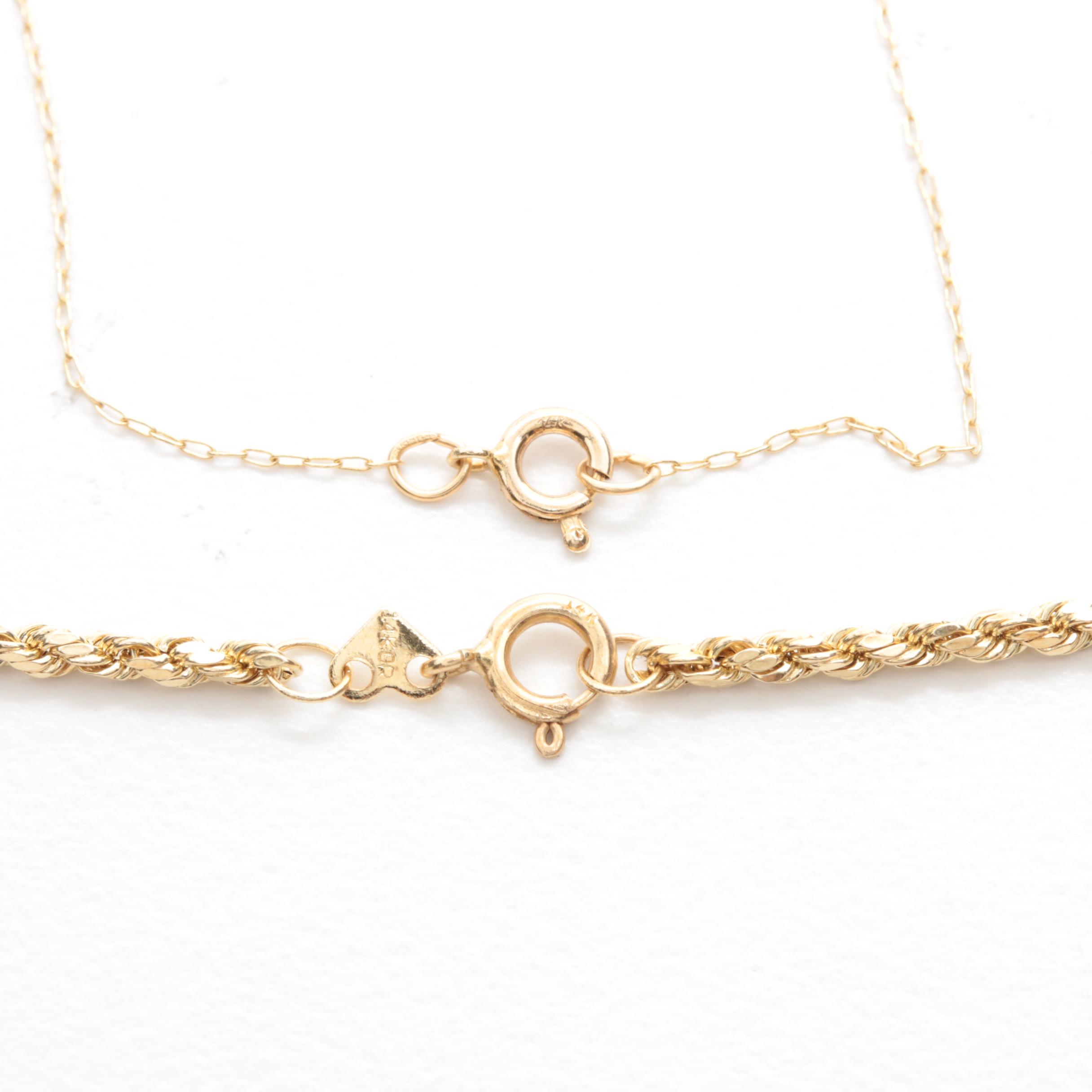 14K Yellow Gold Bracelet Selection