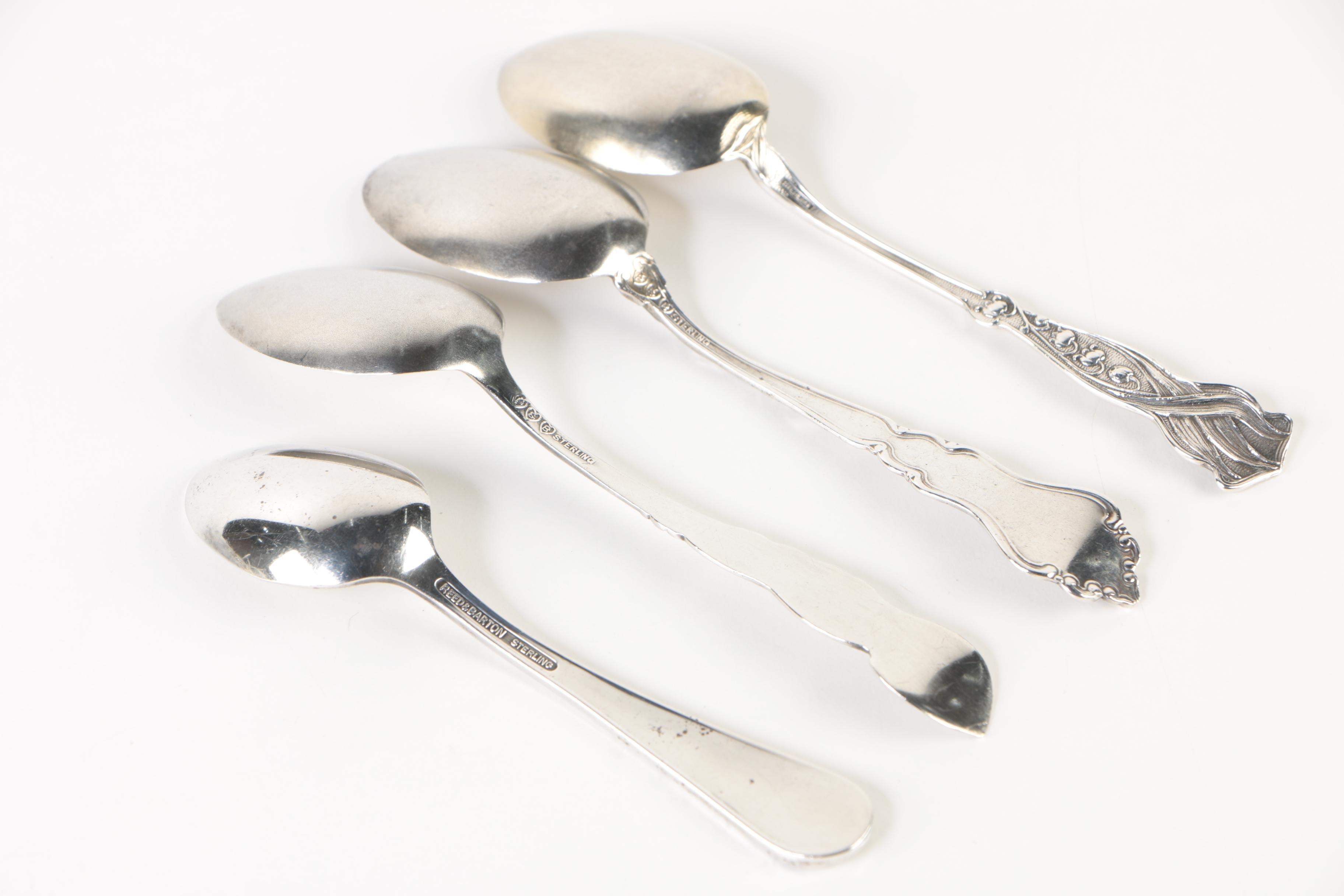 Reed & Barton Sterling Silver St. Louis Souvenir Spoon with Other Sterling Spoon