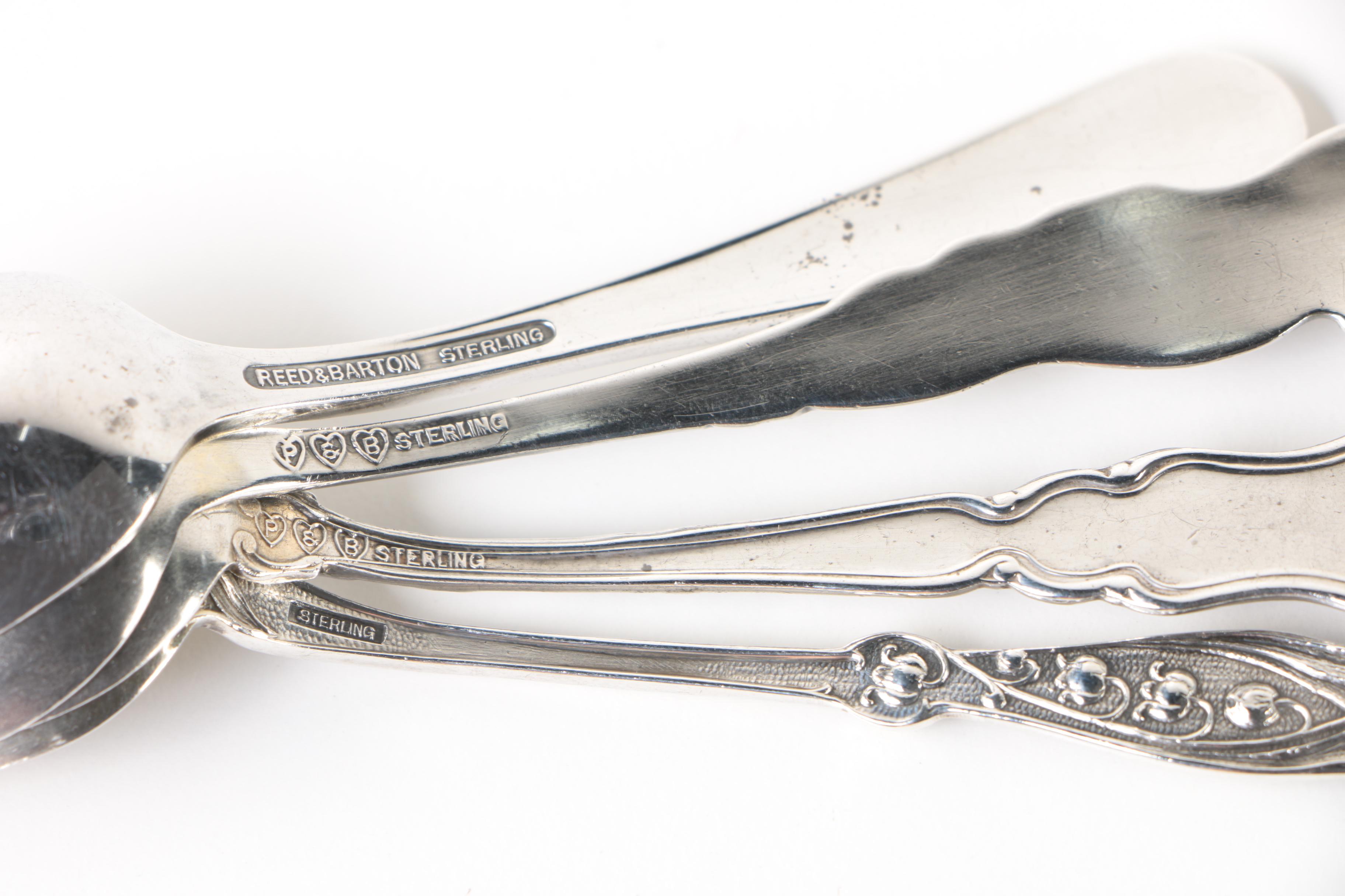 Reed & Barton Sterling Silver St. Louis Souvenir Spoon with Other Sterling Spoon