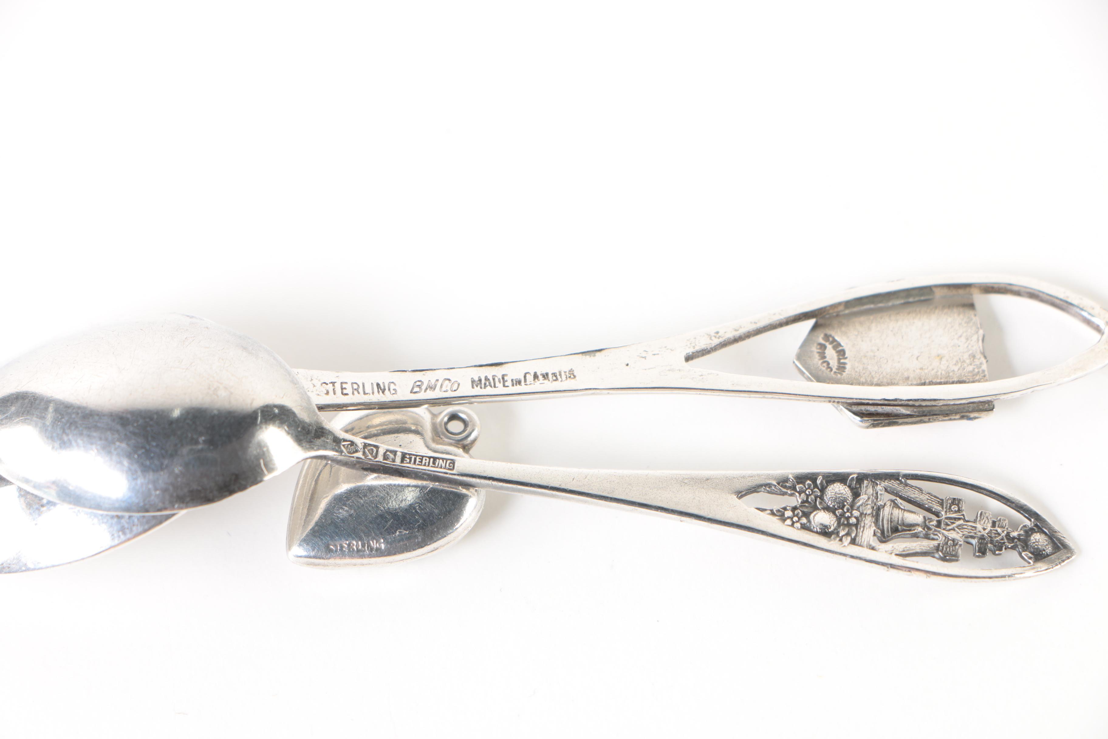 Reed & Barton Sterling Silver St. Louis Souvenir Spoon with Other Sterling Spoon