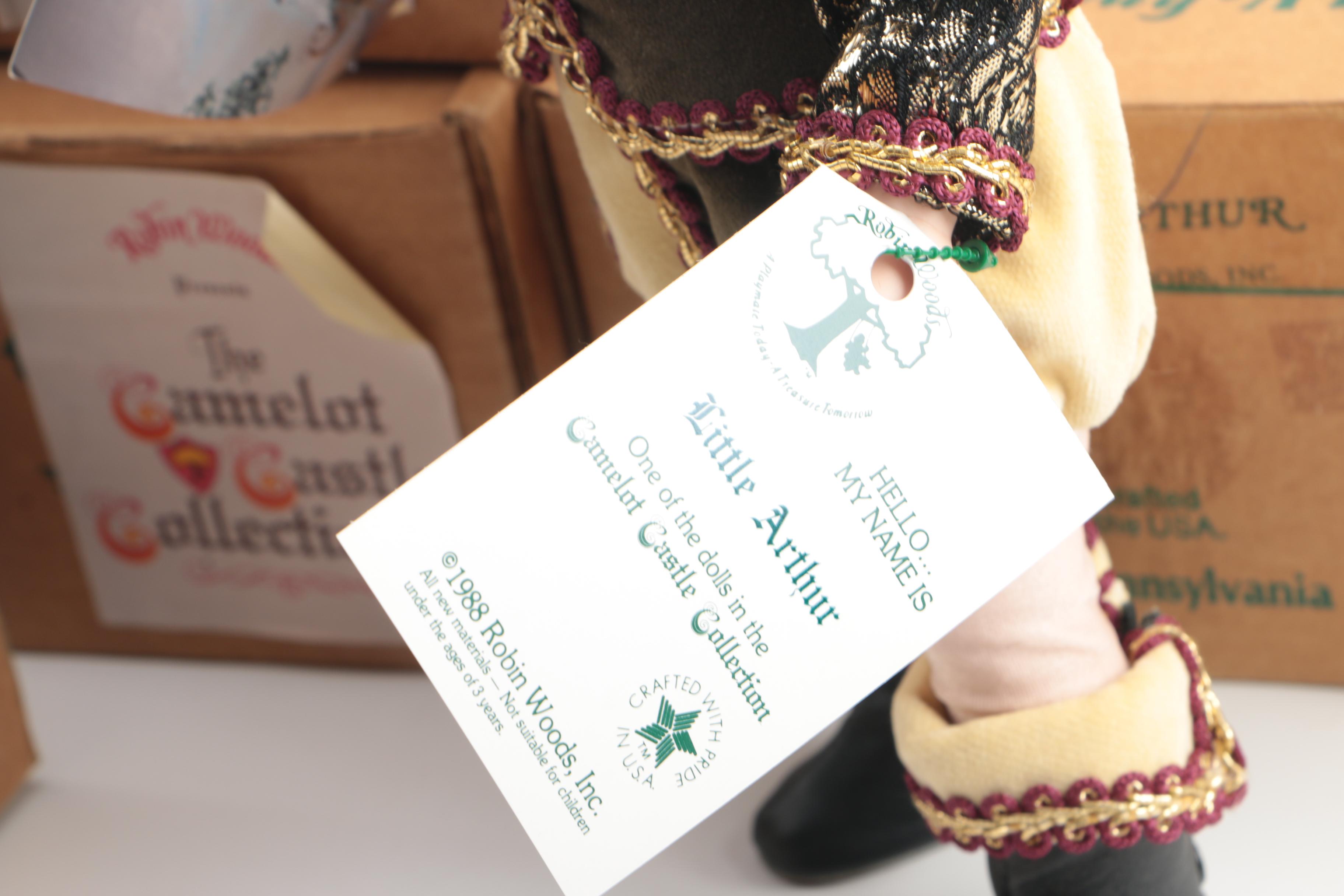 1988 Robin Woods "The Camelot Castle Collection" Vinyl Dolls