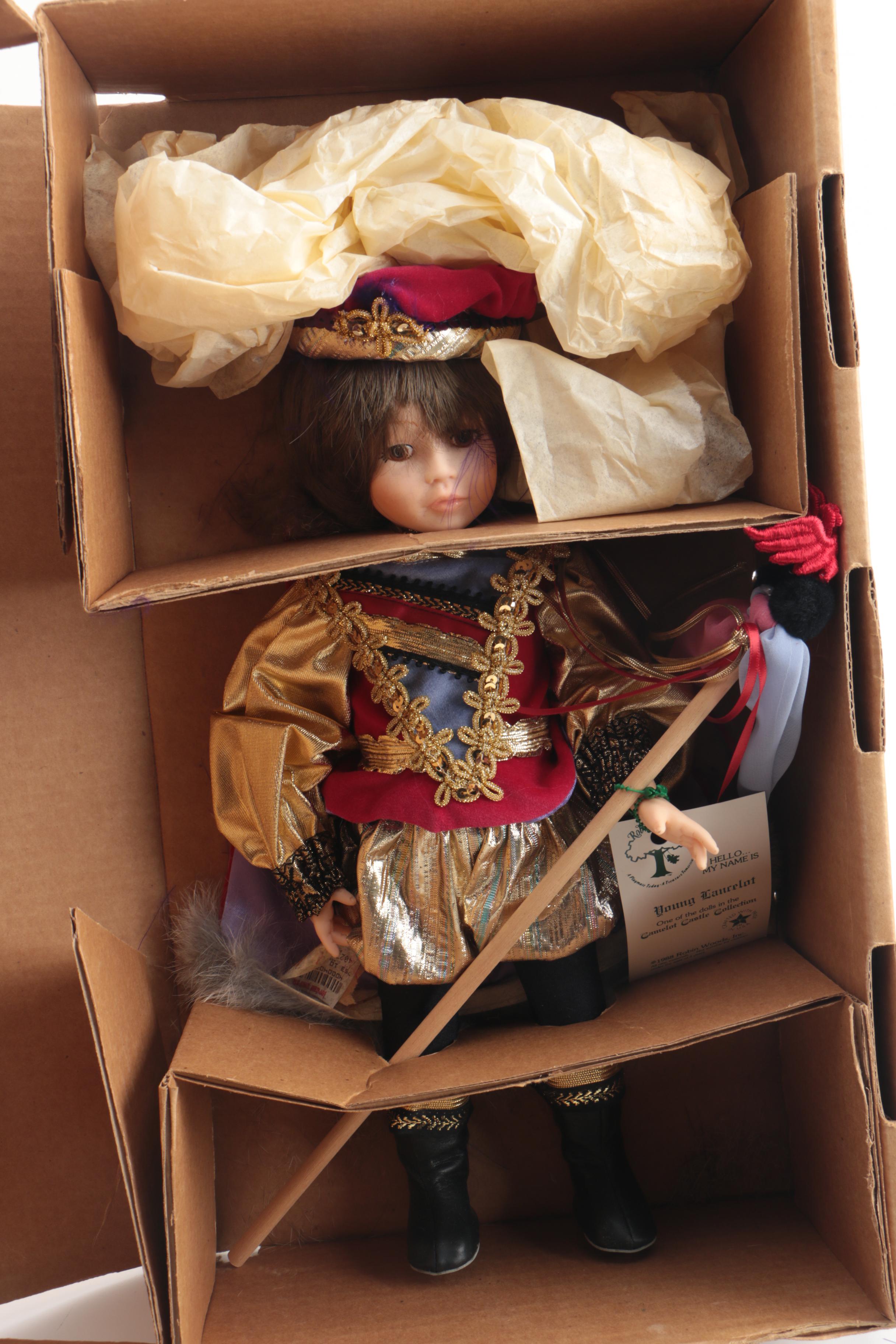 1988 Robin Woods "The Camelot Castle Collection" Vinyl Dolls