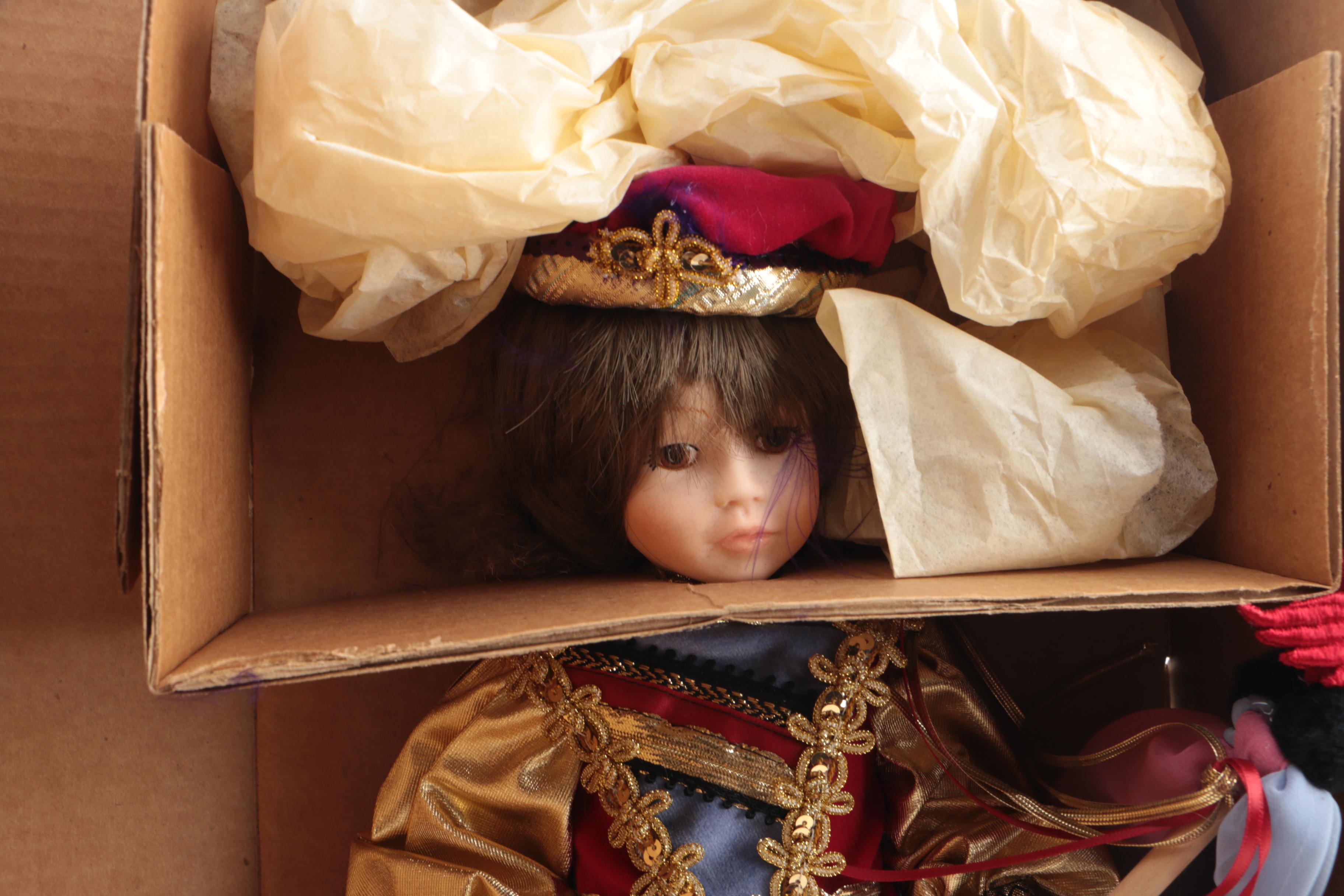 1988 Robin Woods "The Camelot Castle Collection" Vinyl Dolls