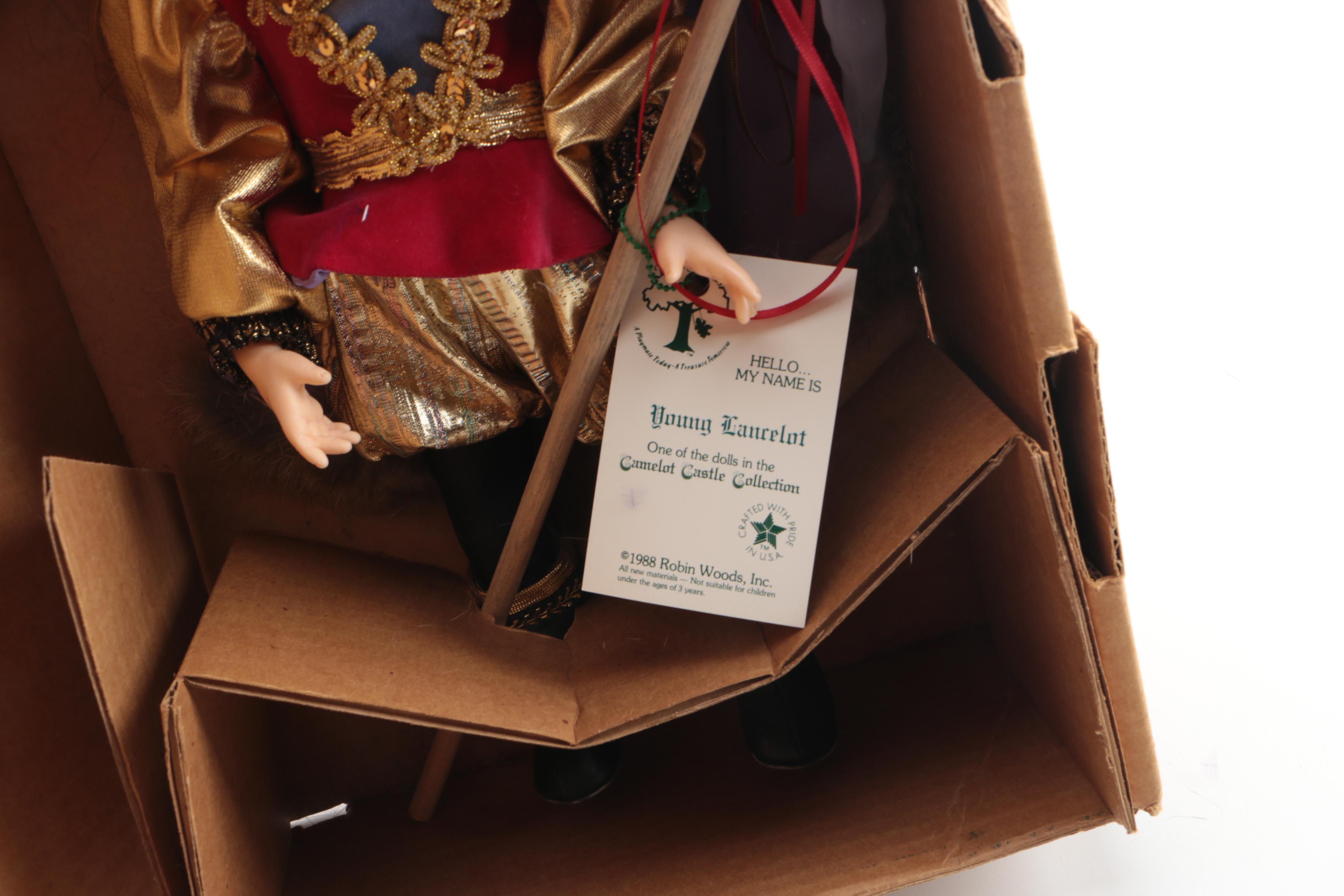 1988 Robin Woods "The Camelot Castle Collection" Vinyl Dolls