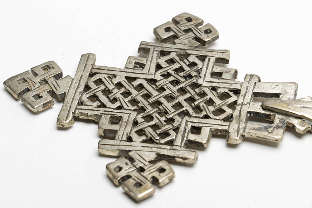 Vintage Ethiopian Orthodox Theophany House Blessing Cross