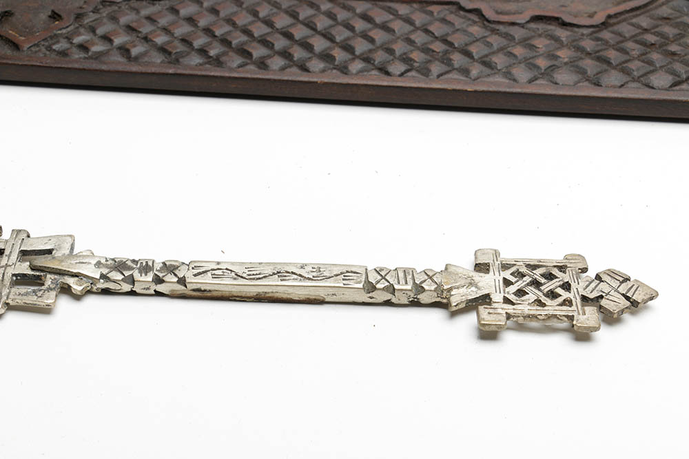 Vintage Ethiopian Orthodox Theophany House Blessing Cross