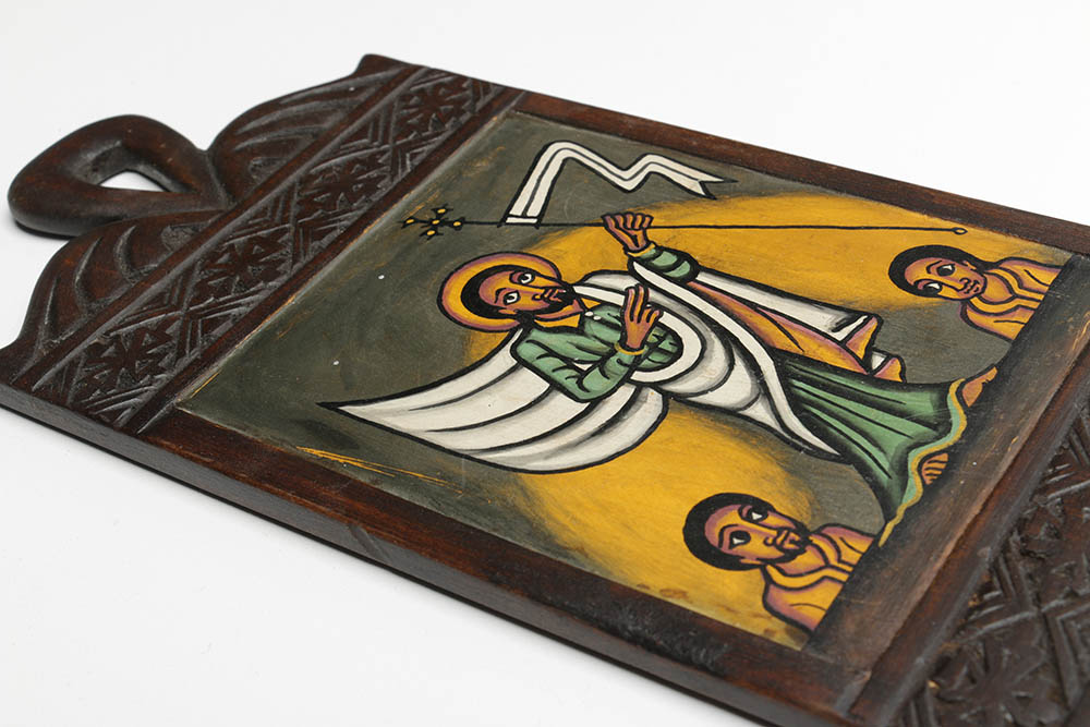 Vintage Ethiopian Orthodox Theophany House Blessing Cross