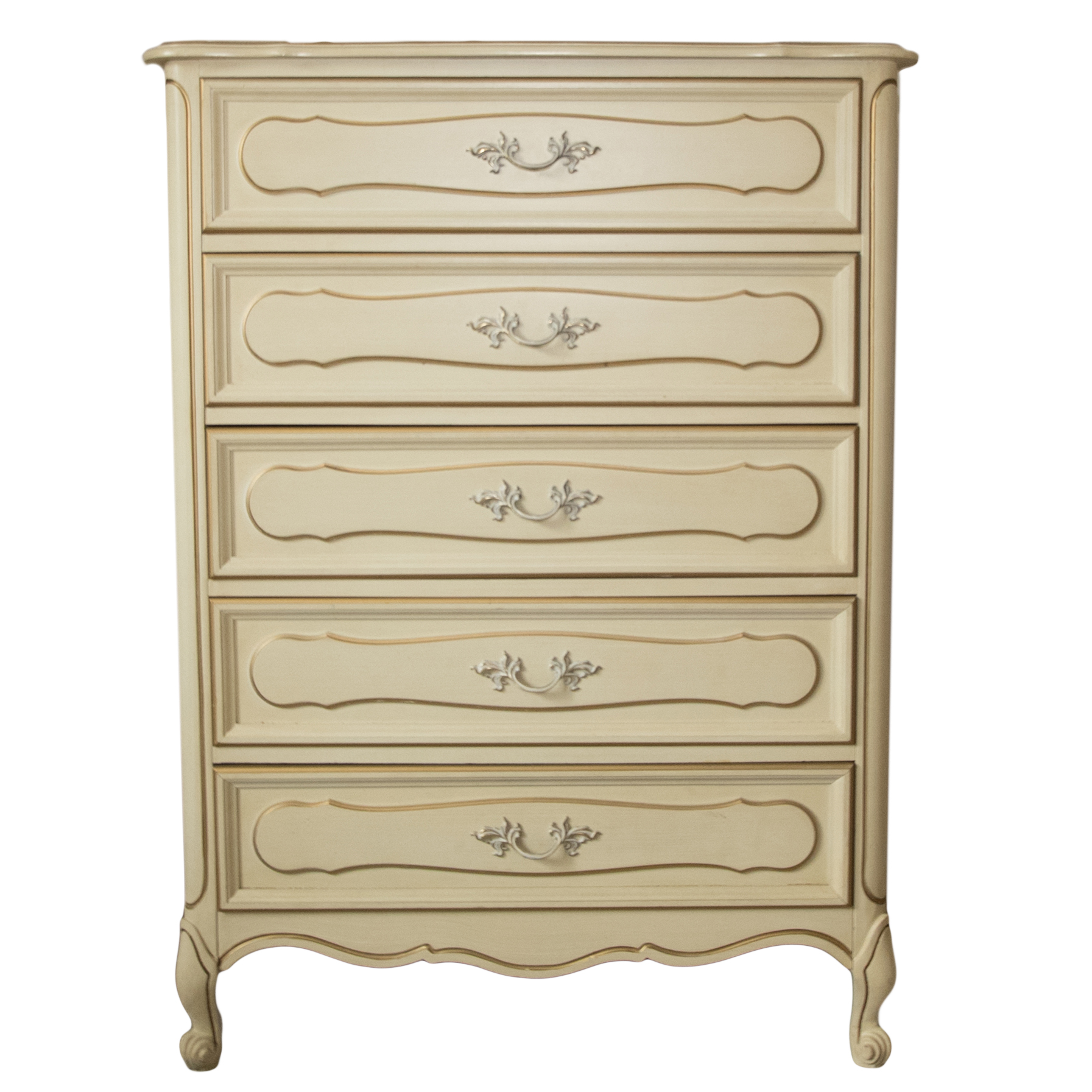 Vintage French Provincial Style Chest of Drawers By Henry Link