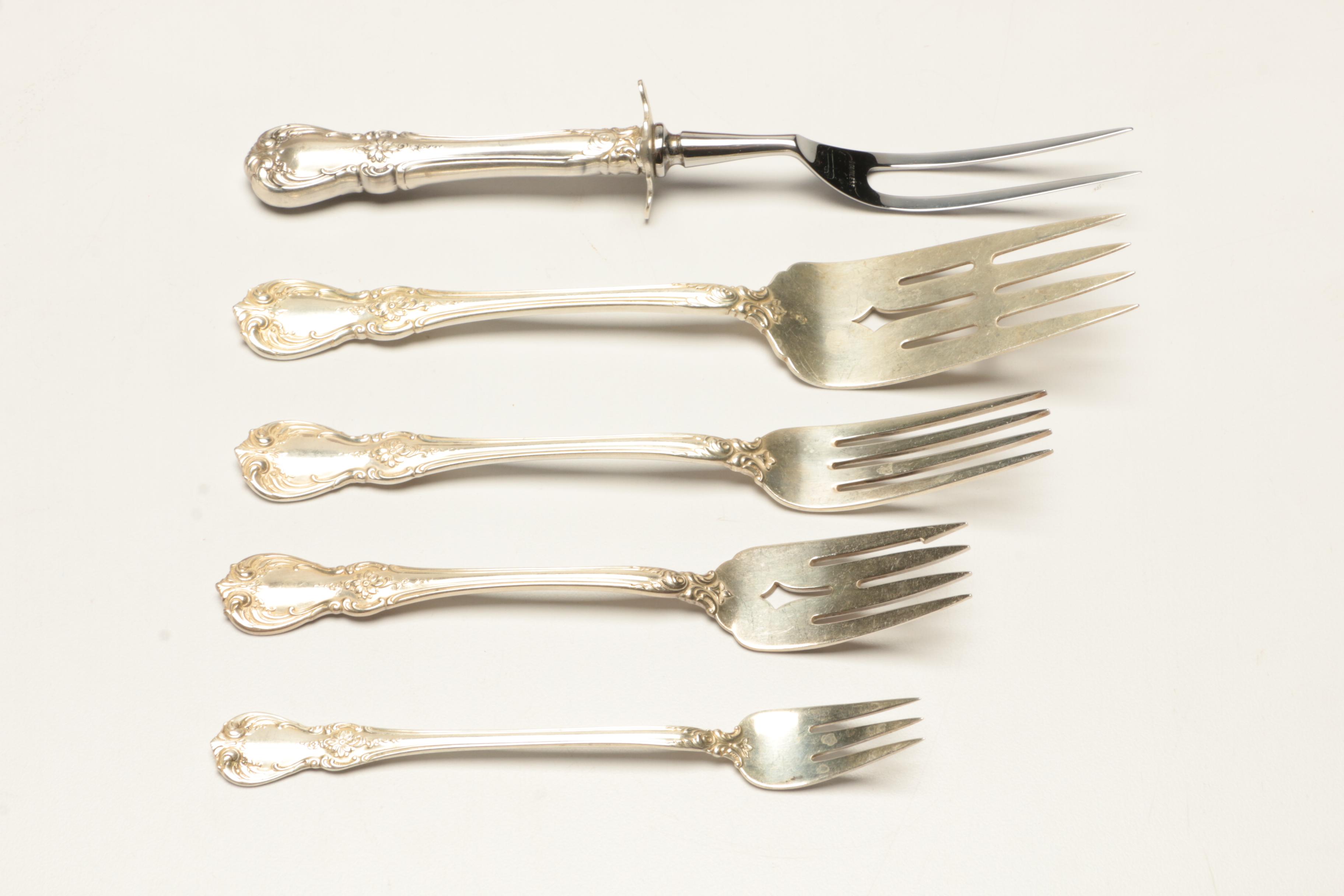 Towle "Old Master" Sterling Silver Flatware in Storage Chest