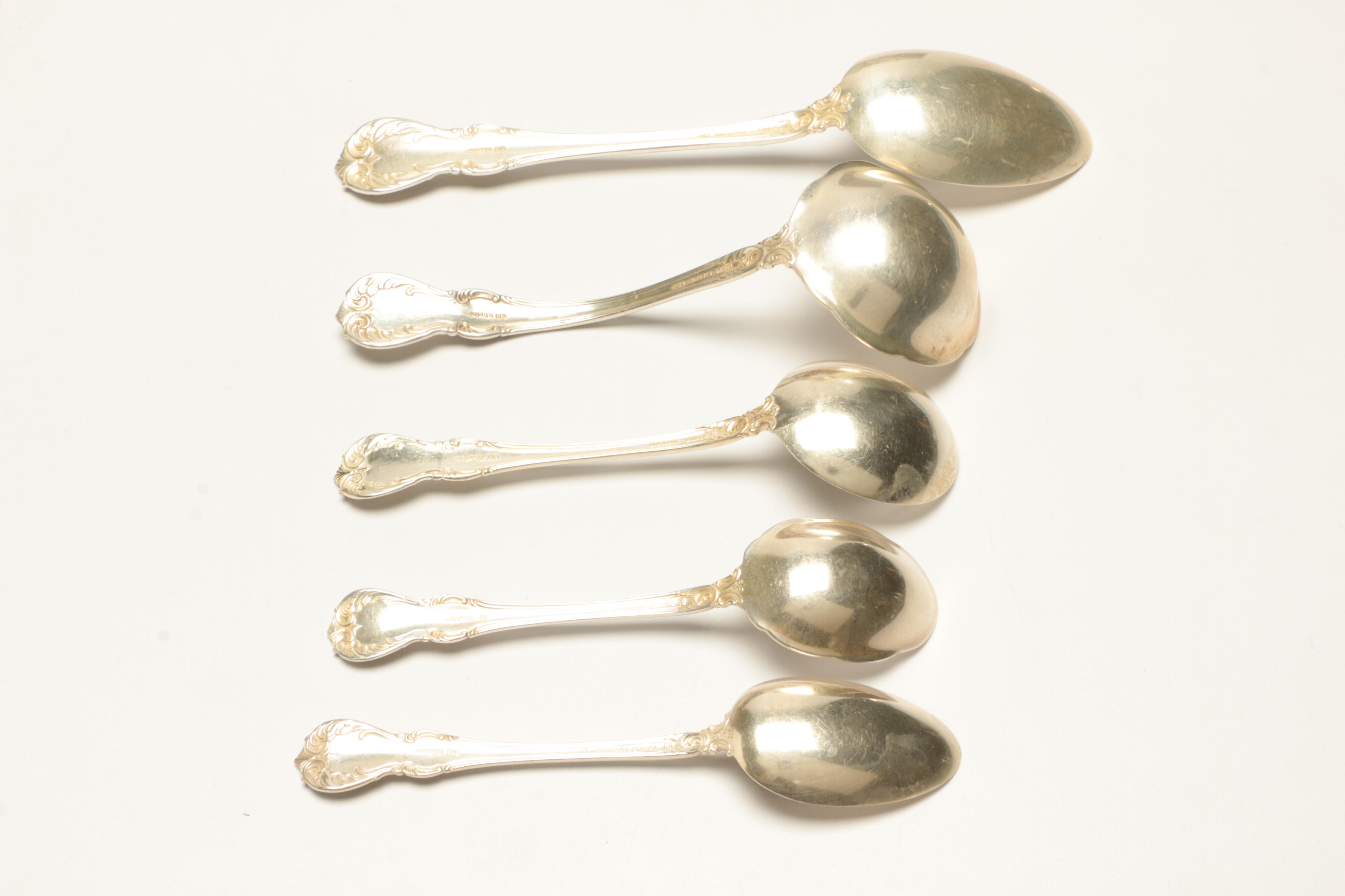 Towle "Old Master" Sterling Silver Flatware in Storage Chest