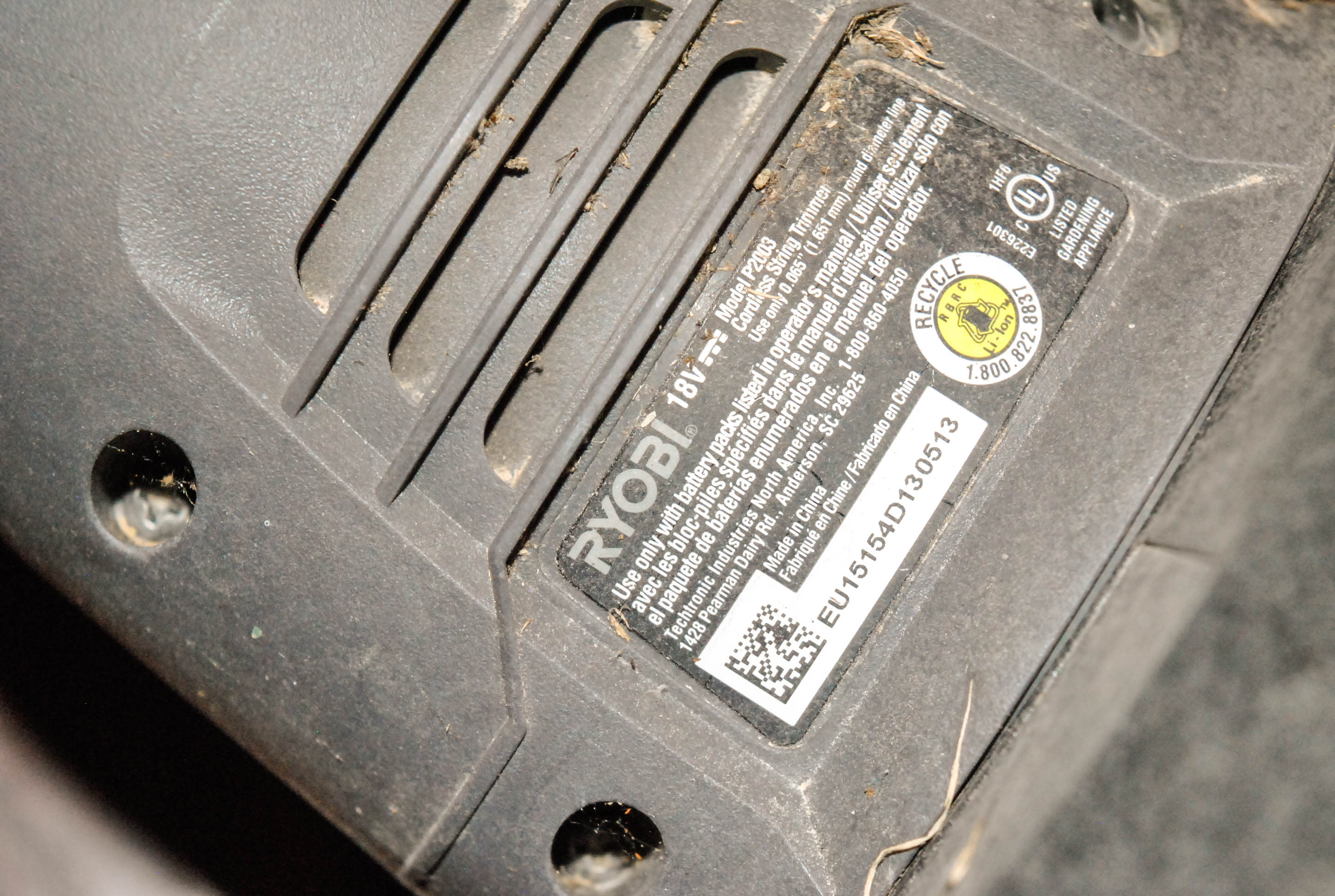 Ryobi Battery Powered Garden Tools