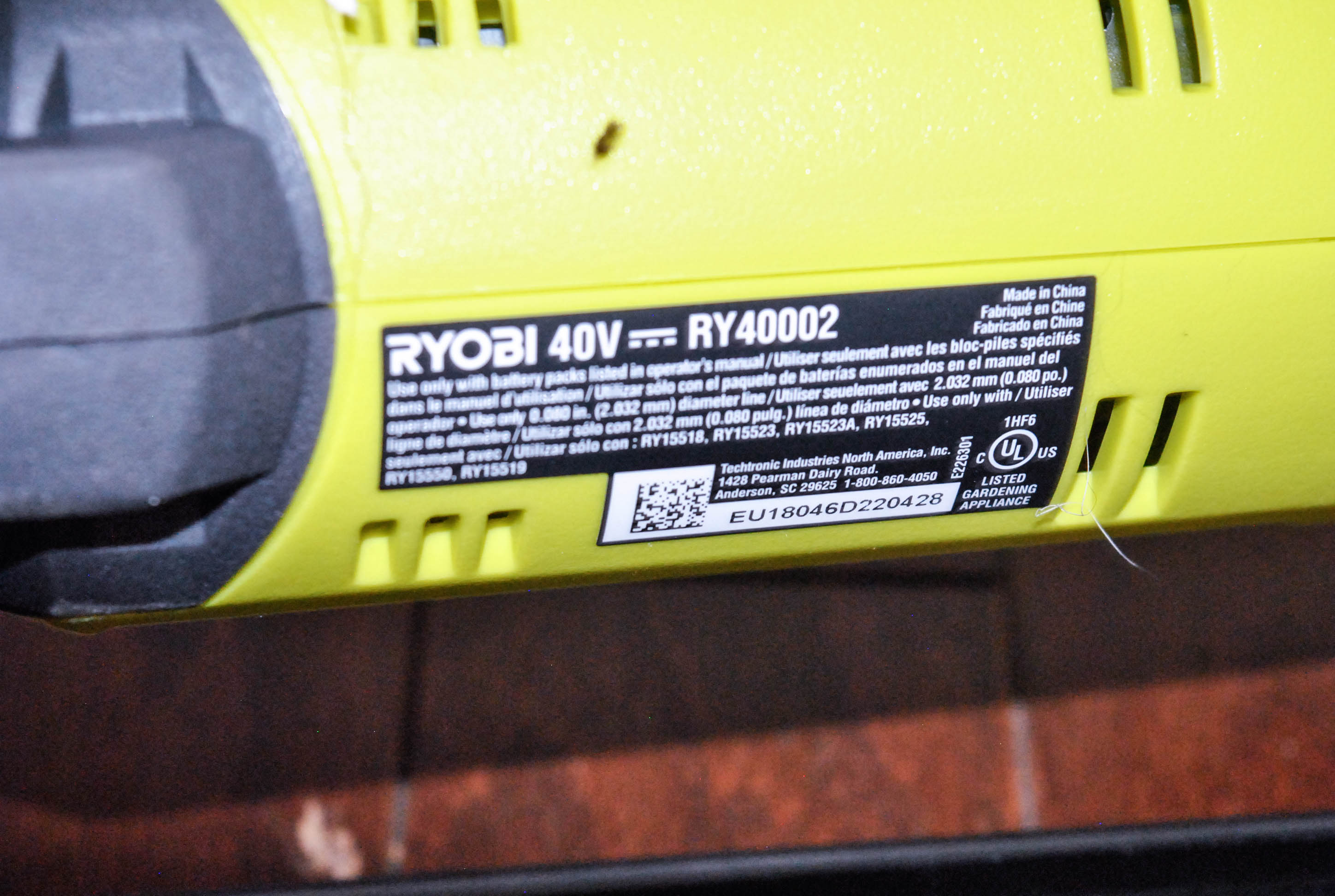 Ryobi Battery Powered Garden Tools