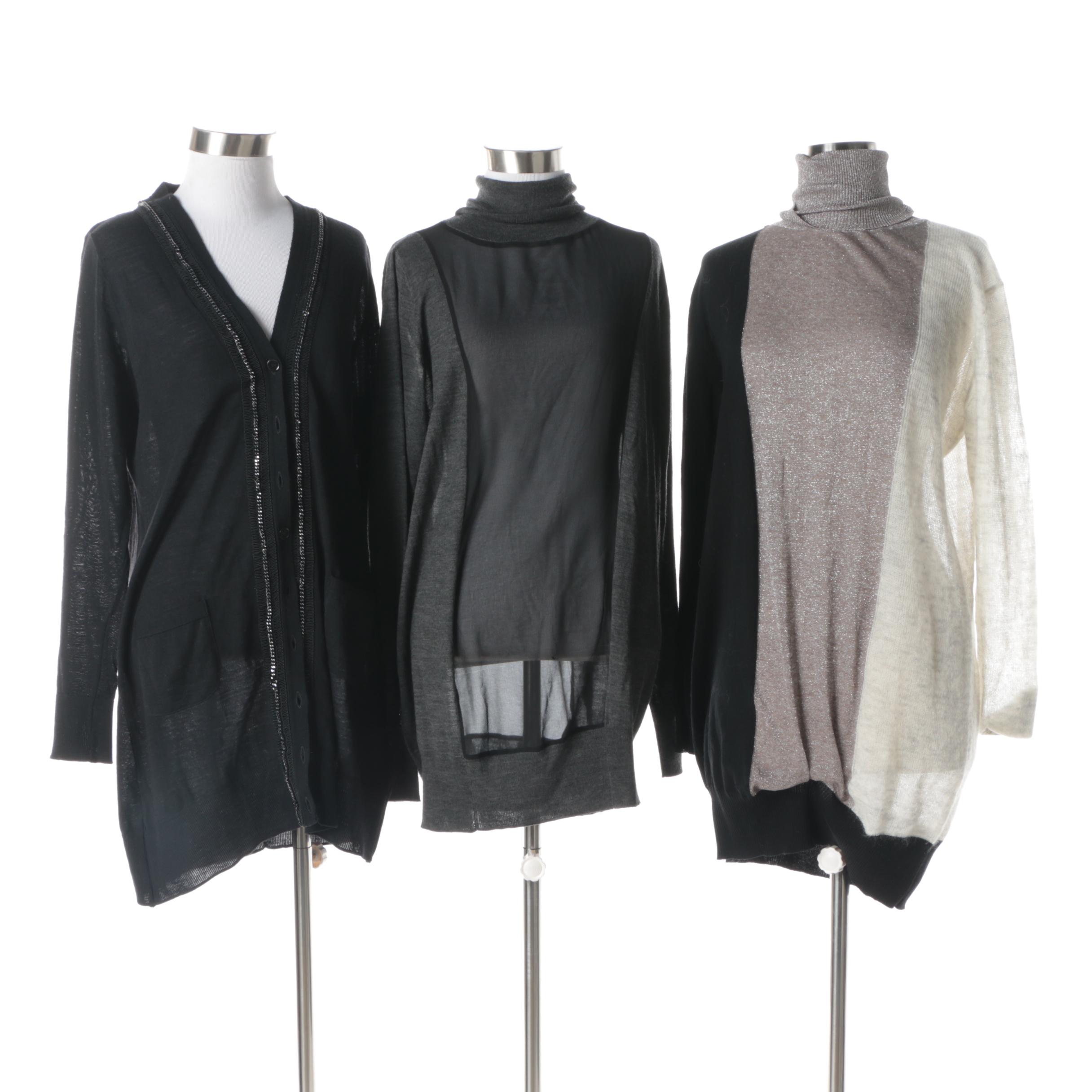 Women's Anne Fontaine and Sportmax Tunic Sweaters